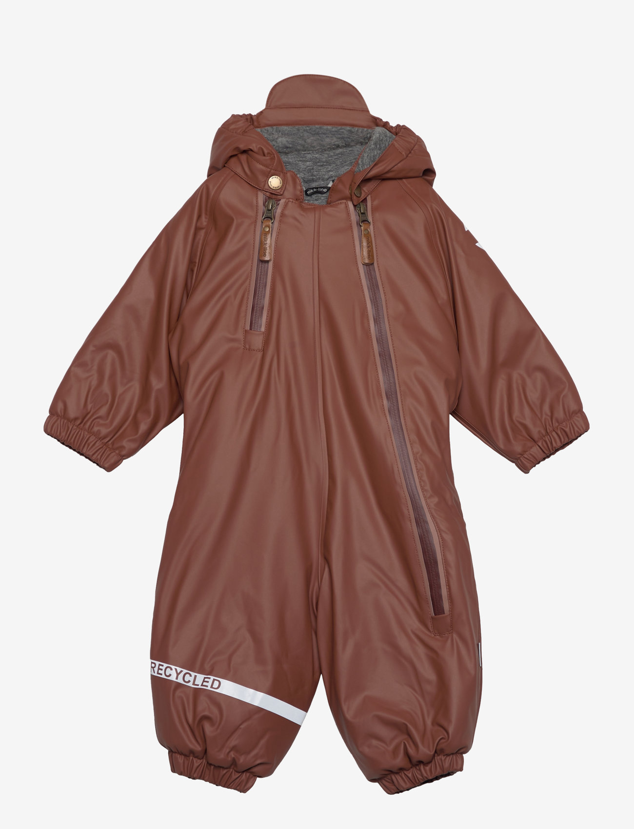 mikk-line - PU Snow Suit 2 Zip Recycled - schneeanzug - mink - 0