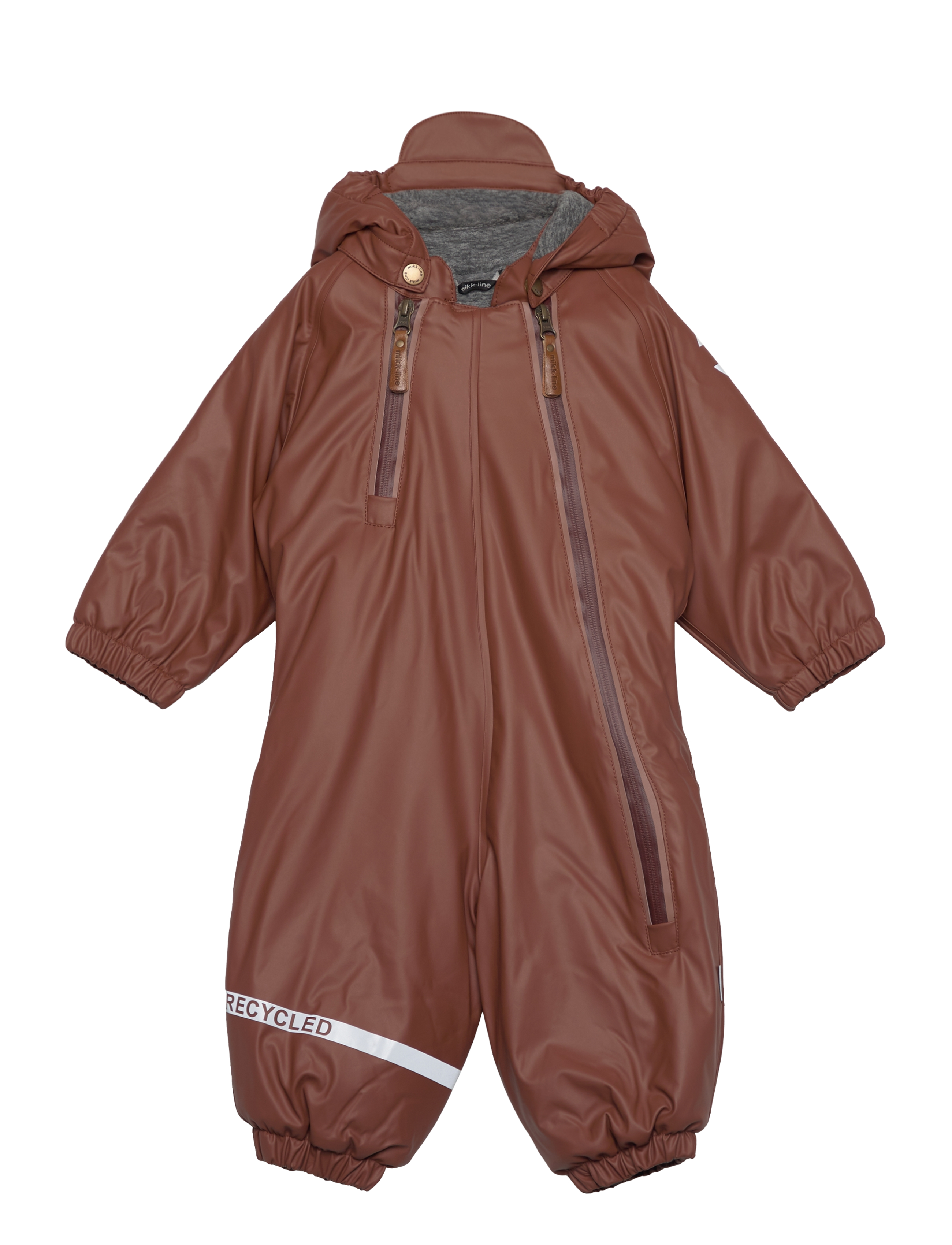 mikk-line PU Snow Suit 2 Zip Recycled - Vinteroverall - MINK / brown