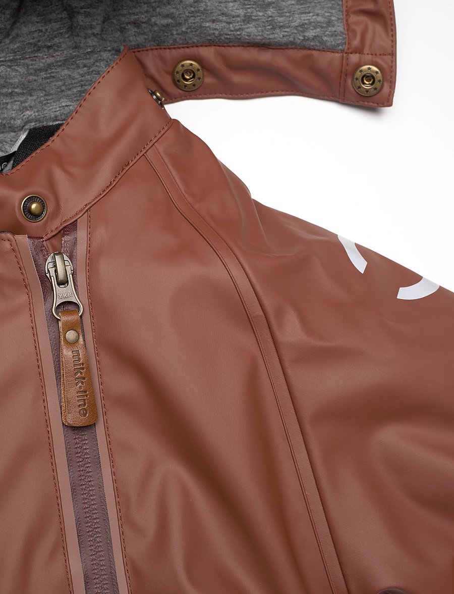 mikk-line - PU Snow Suit 2 Zip Recycled - snowsuit - mink - 3