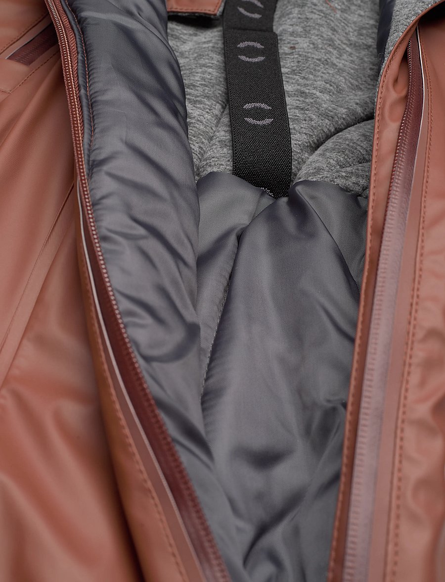 mikk-line - PU Snow Suit 2 Zip Recycled - snowsuit - mink - 4