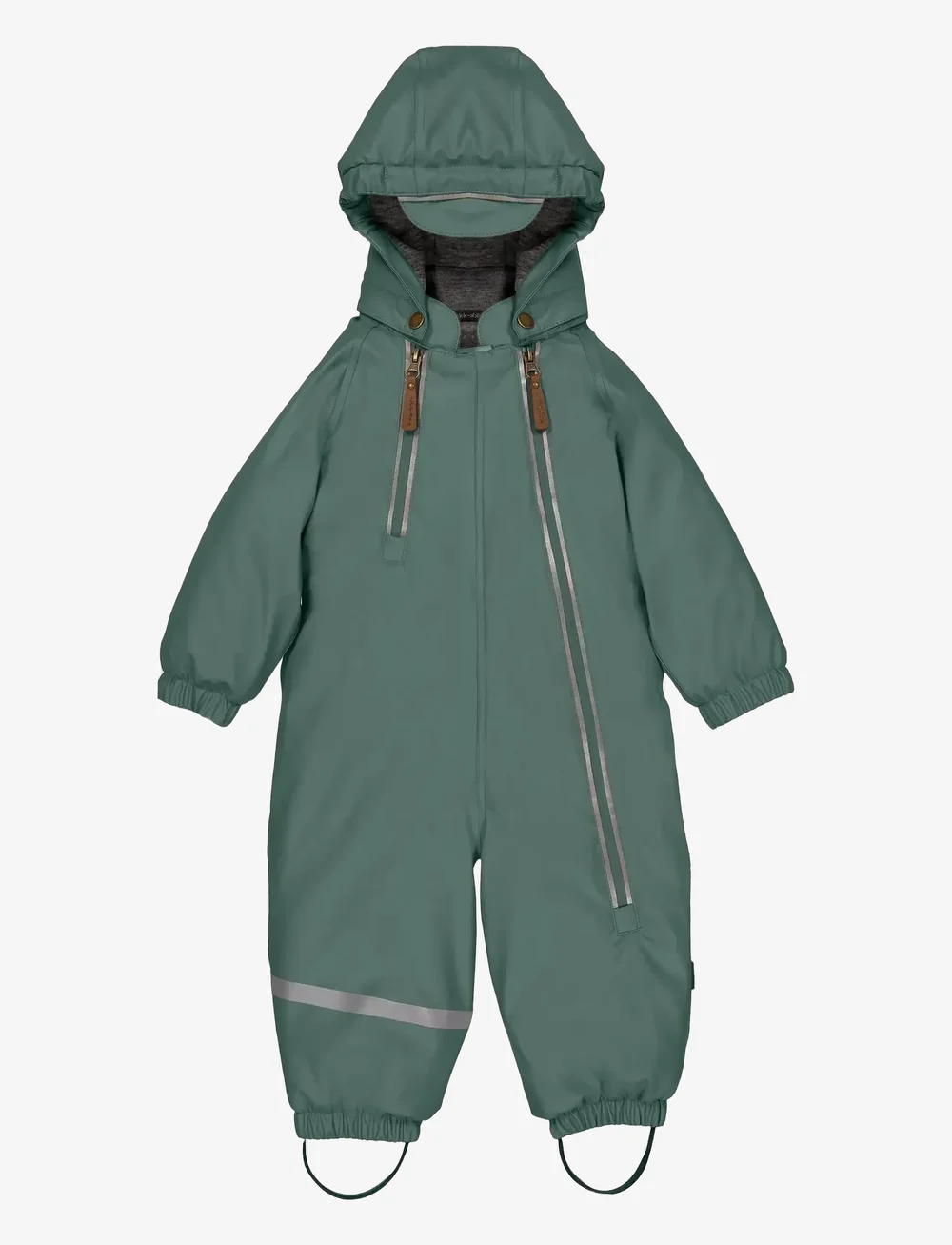 mikk-line - PU Snow Suit 2 Zip Recycled - regenschutzanzüge - balsam green - 0