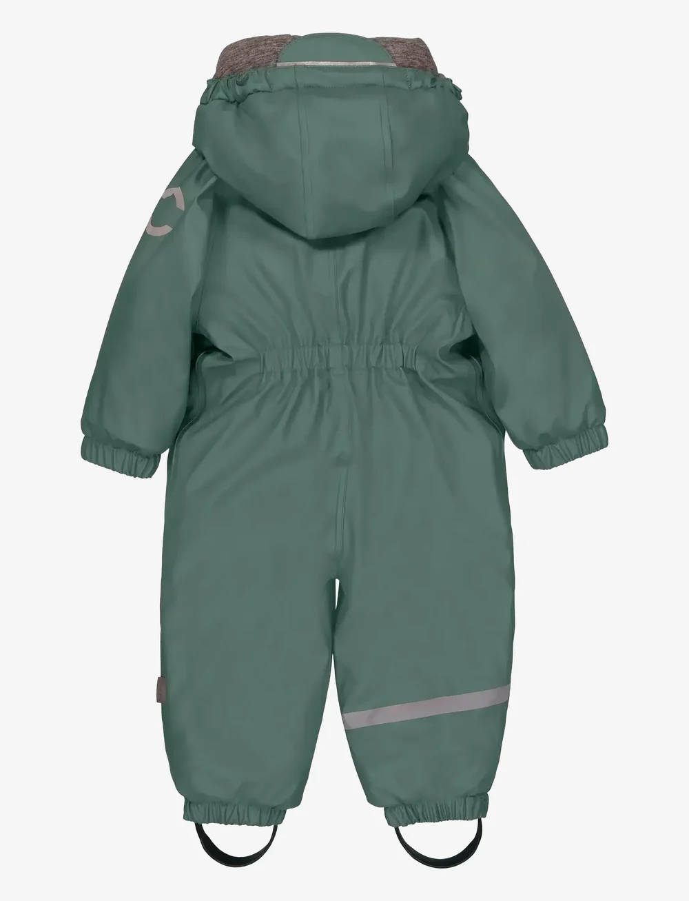 mikk-line - PU Snow Suit 2 Zip Recycled - regenschutzanzüge - balsam green - 1