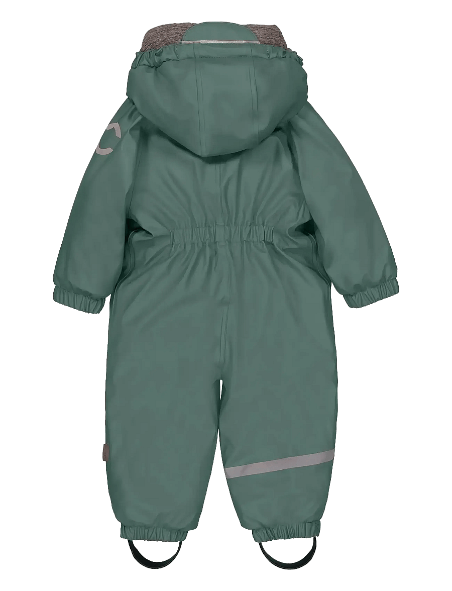 mikk-line - PU Snow Suit 2 Zip Recycled - vihmariiete kombed - balsam green - 1