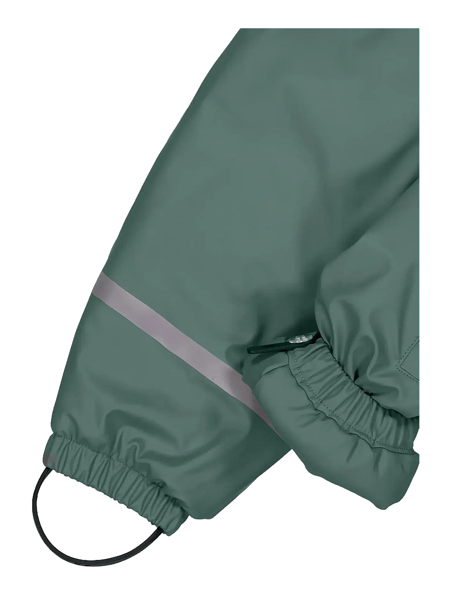 mikk-line - PU Snow Suit 2 Zip Recycled - vihmariiete kombed - balsam green - 3