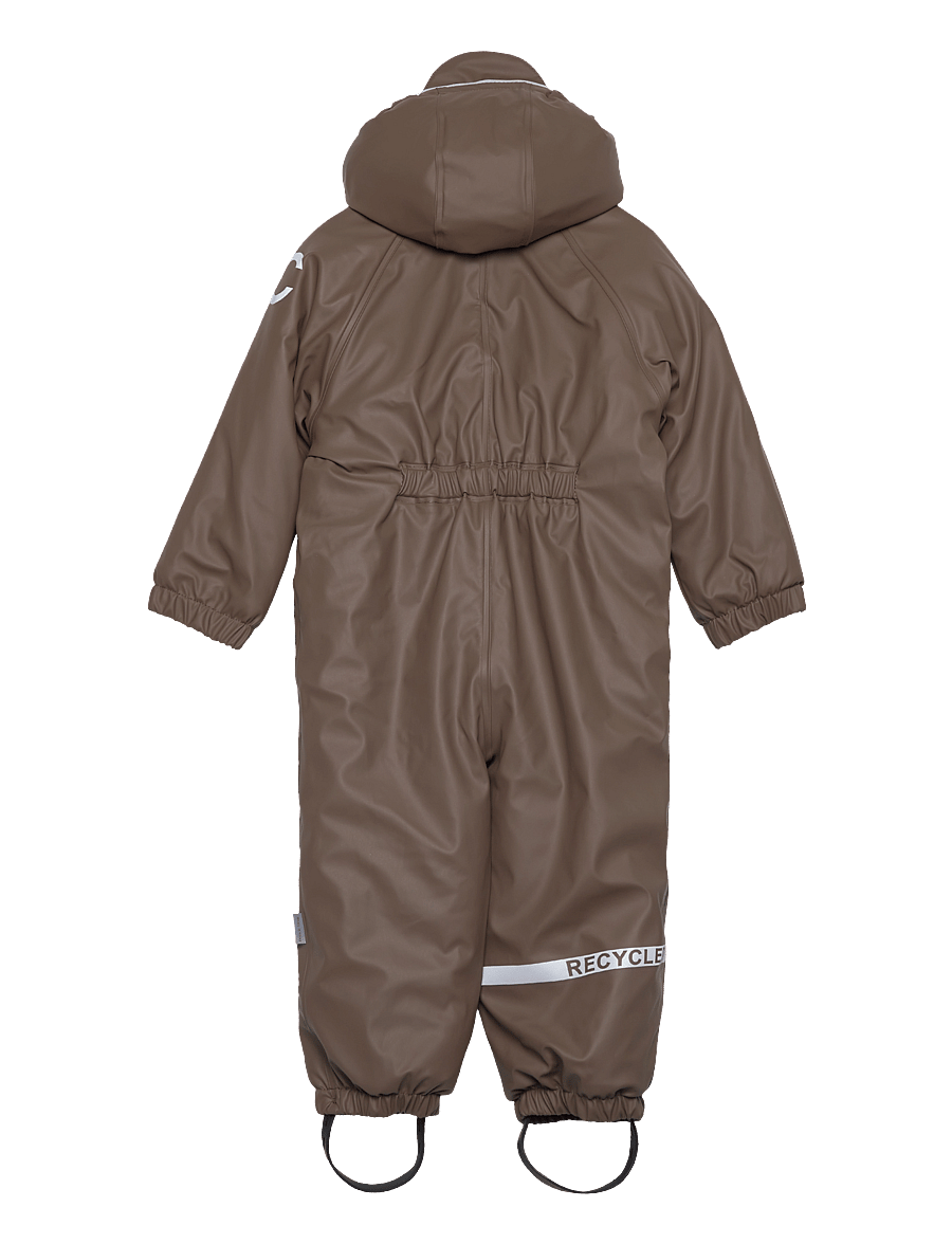 mikk-line - PU Snow Suit 2 Zip Recycled - vihmariiete kombed - chocolate chip - 1