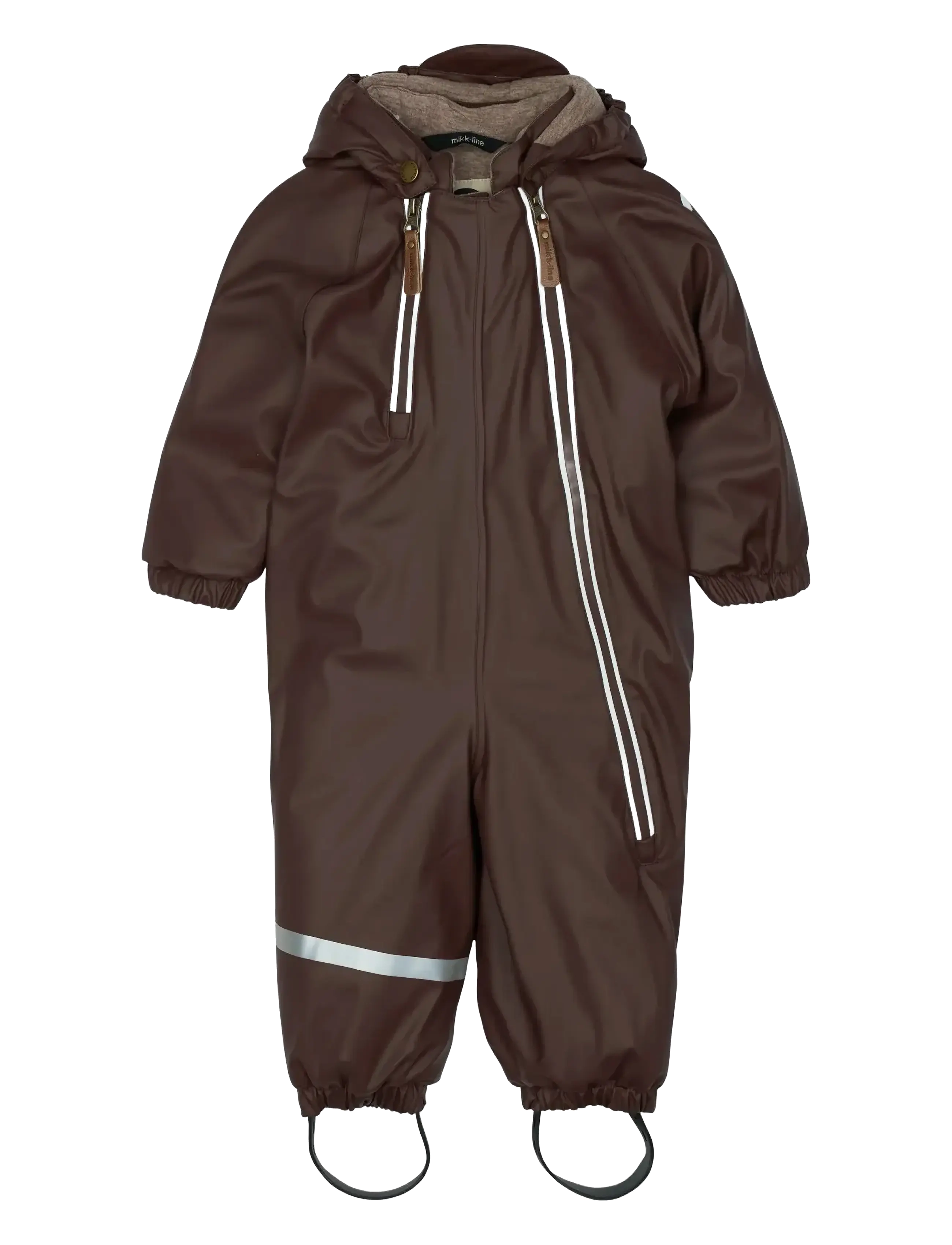 mikk-line PU Snow Suit 2 Zip Recycled - Foret regntøj - FRENCH ROAST / brown