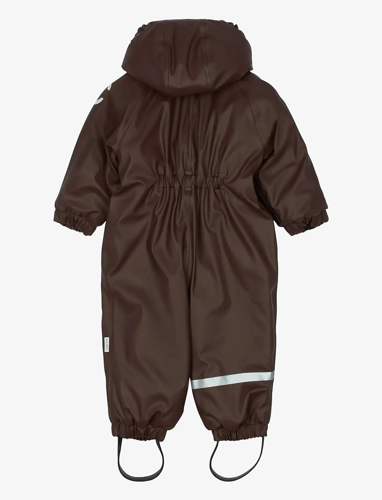 mikk-line - PU Snow Suit 2 Zip Recycled - regnoveraller - french roast - 1