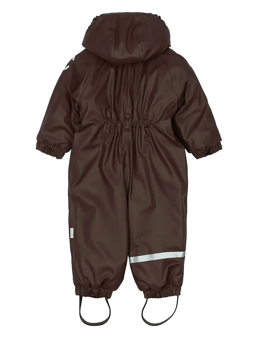 mikk-line - PU Snow Suit 2 Zip Recycled - vihmariiete kombed - french roast - 1