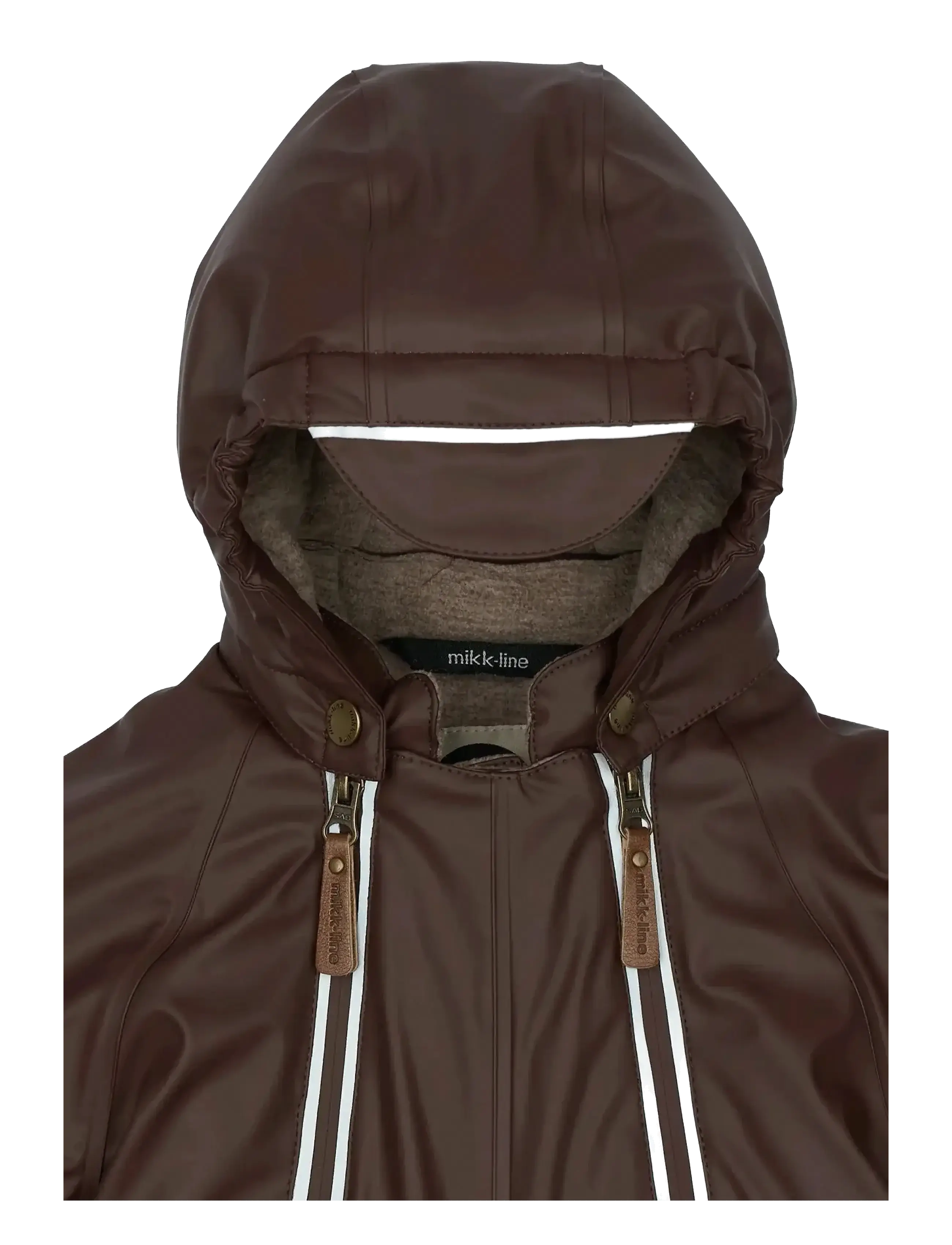 mikk-line - PU Snow Suit 2 Zip Recycled - regndragter - french roast - 2