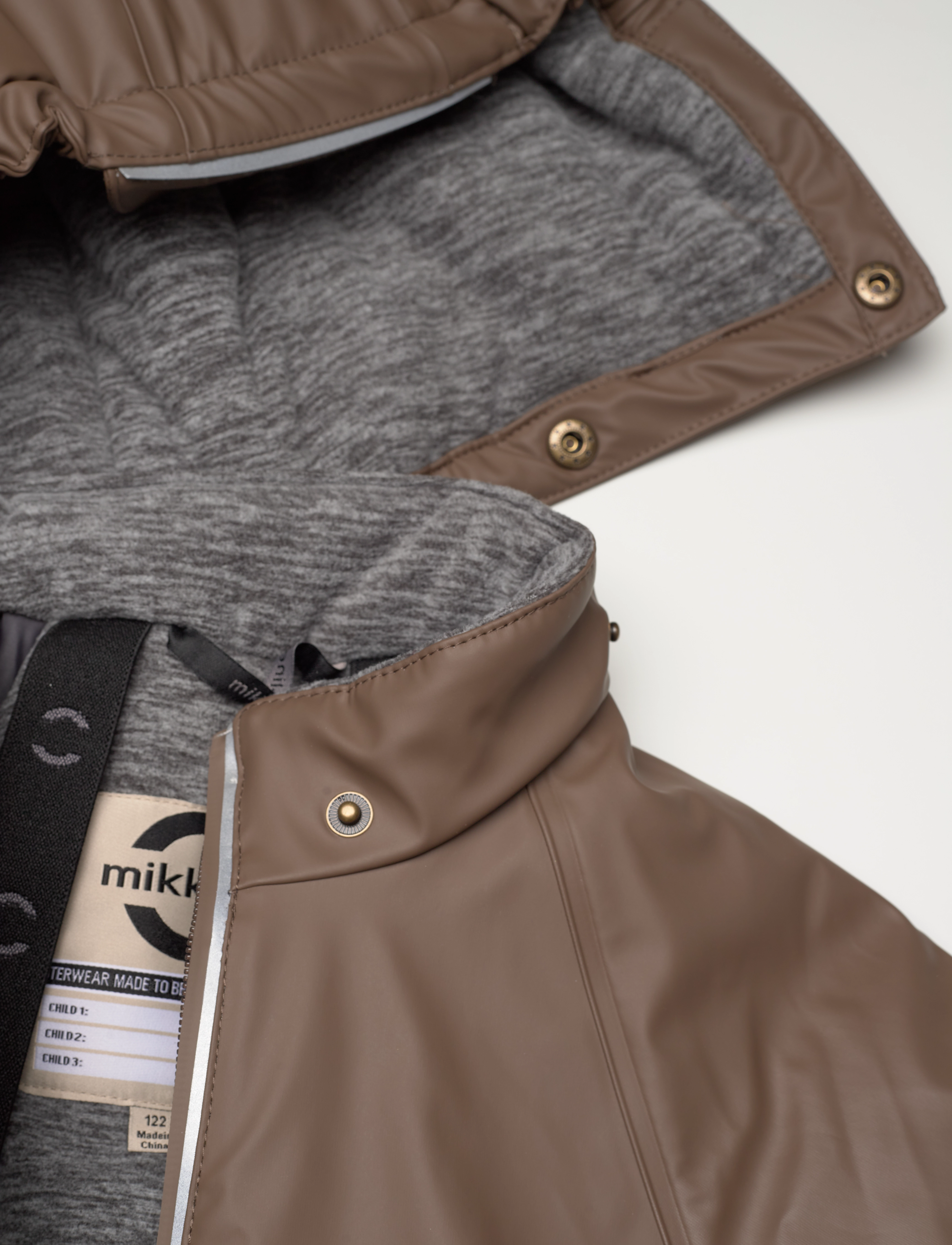 mikk-line - PU Snow Suit - chocolate chip - 5