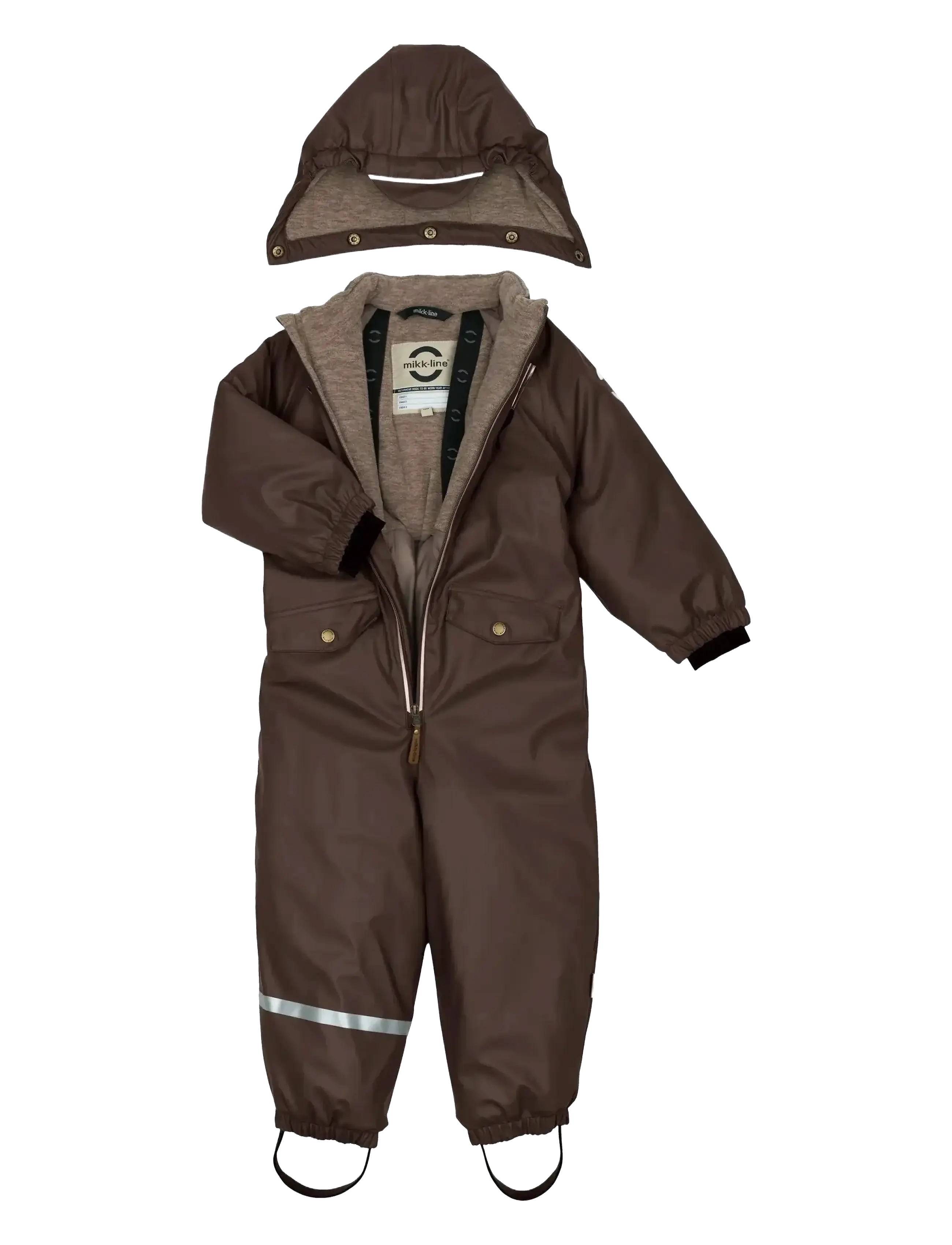 mikk-line - PU Snow Suit - french roast - 3