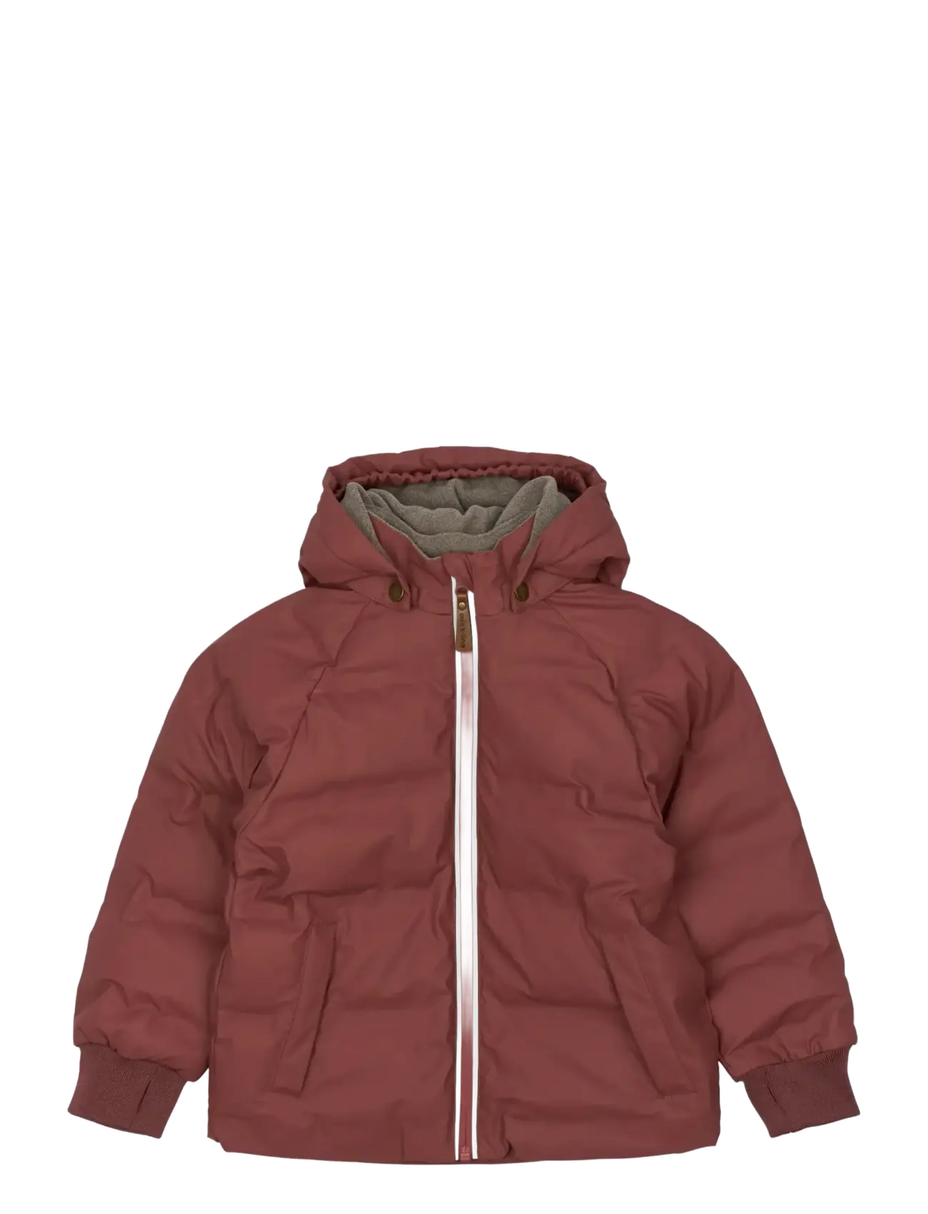 mikk-line Pu Puff Jacket Rec., 116, Jackets & Coats, Burgunderrot - Puffer Padded, Kinder