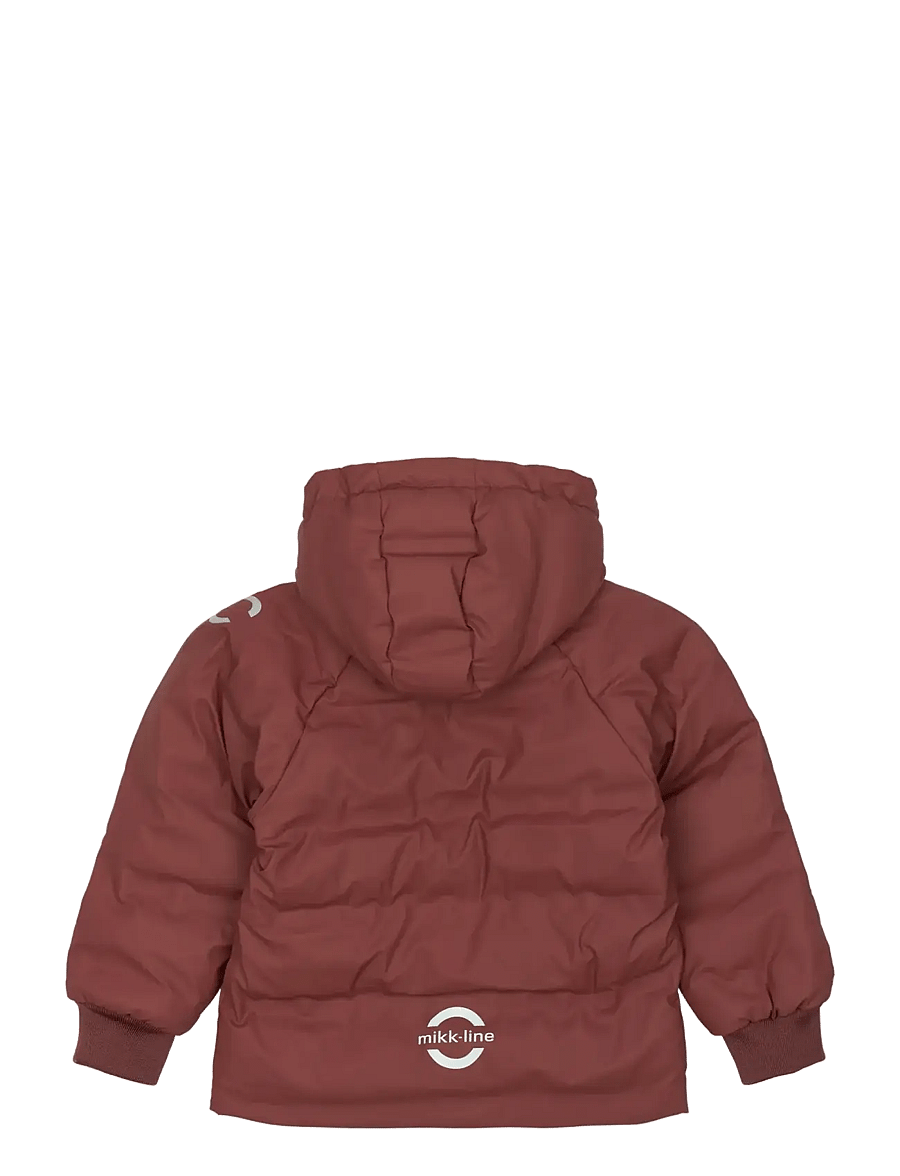 mikk-line - PU Puff Jacket Rec. - vinterjakker - apple butter - 1