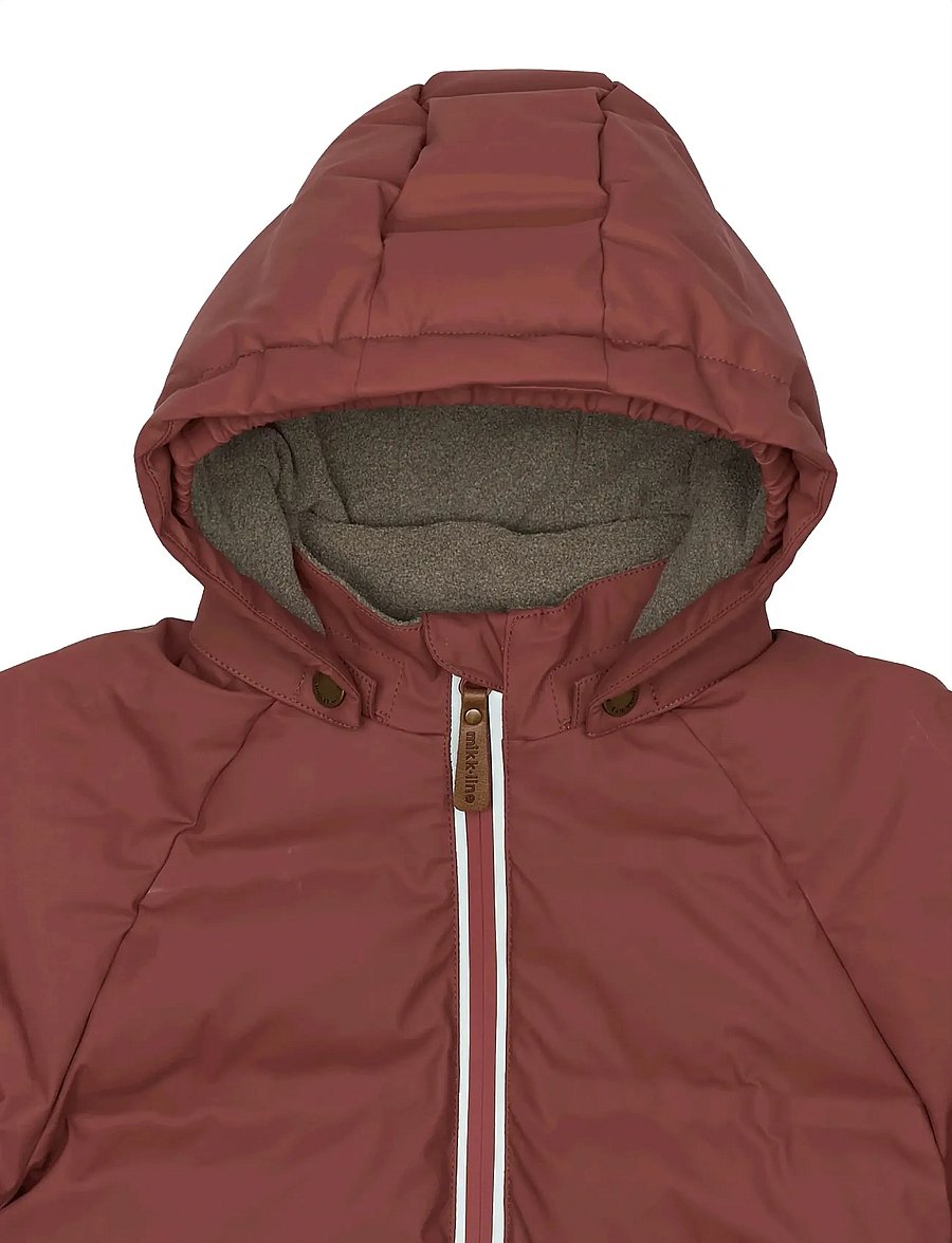 mikk-line - PU Puff Jacket Rec. - vinterjakker - apple butter - 3