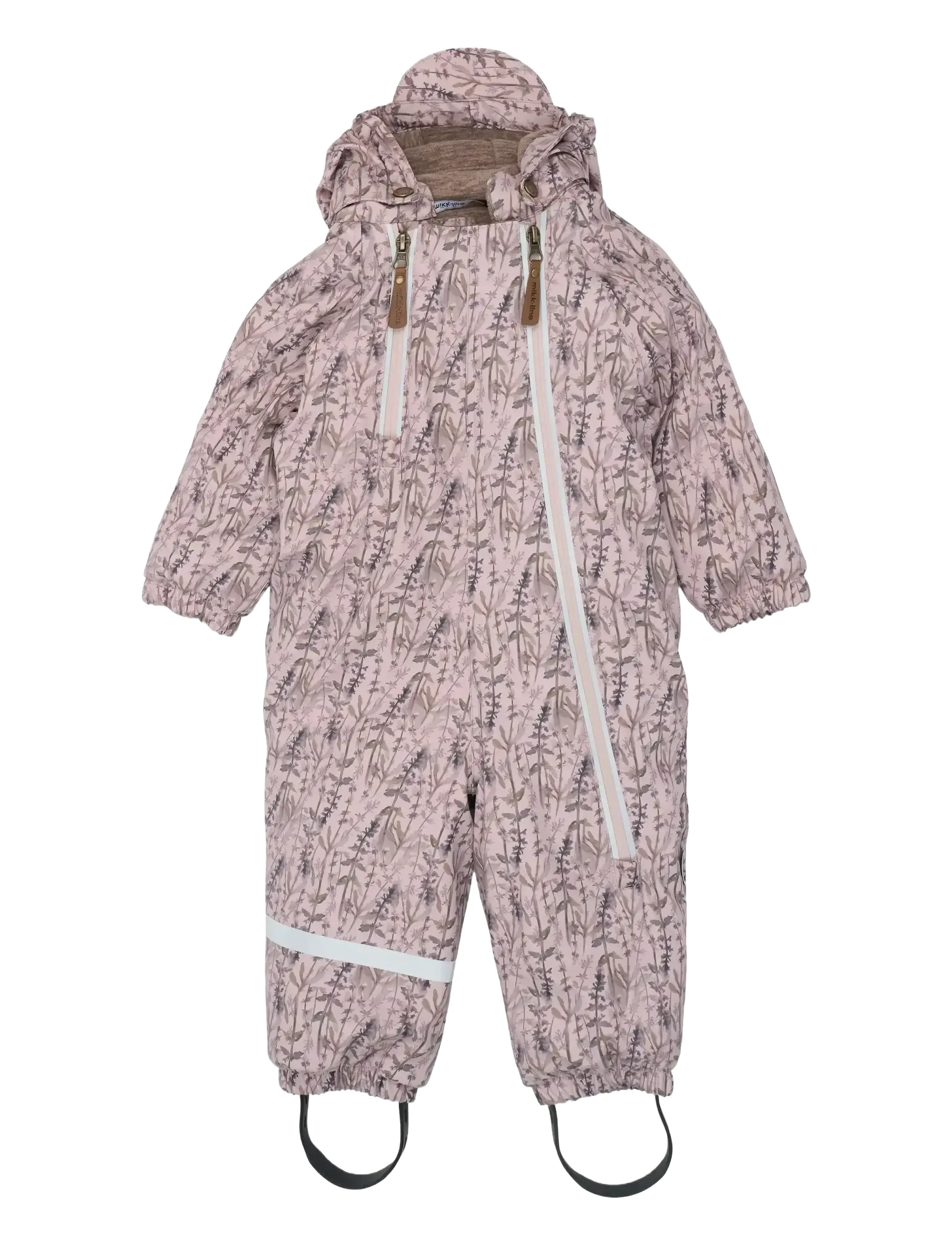 MIKK-LINE Pu Snow Anzug 2 Zip - Aop Lila - 98 - Kinder