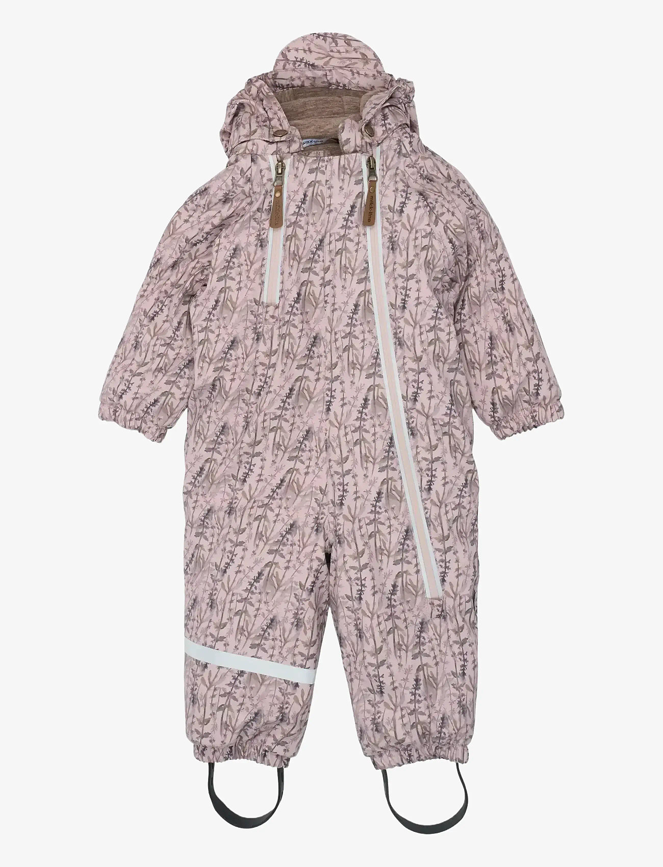 mikk-line - PU Snow Suit 2 Zip Recycled - AOP - schneeanzug - cloud gray - 1