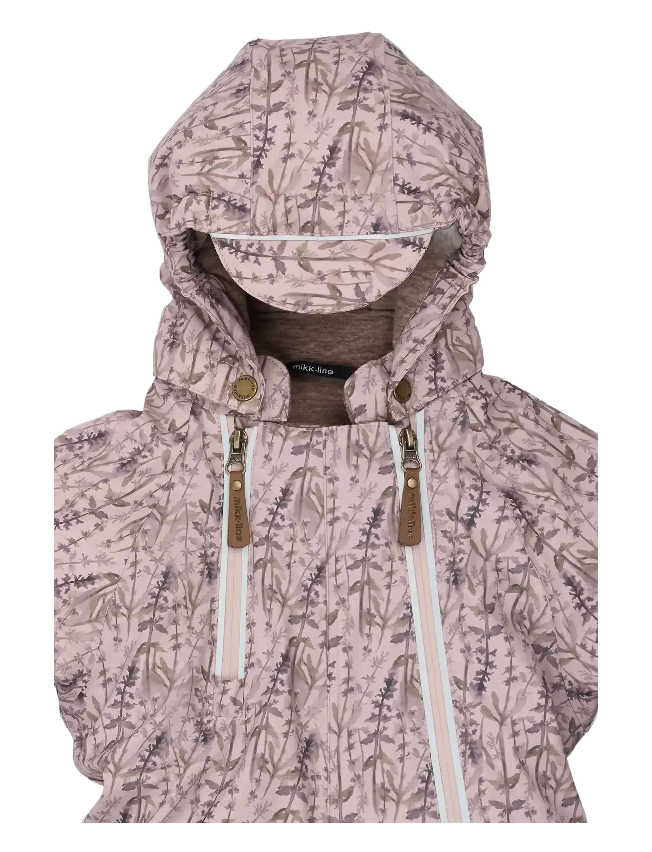 mikk-line - PU Snow Suit 2 Zip Recycled - AOP - schneeanzug - cloud gray - 4