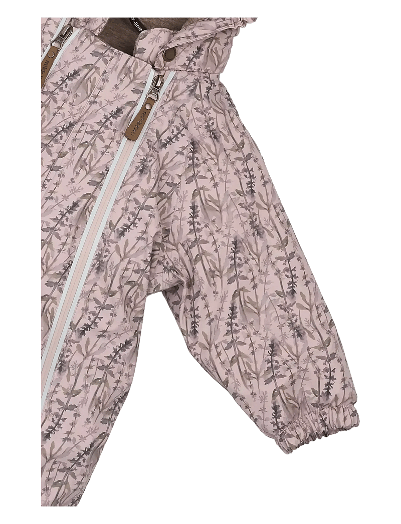 mikk-line - PU Snow Suit 2 Zip Recycled - AOP - talvekombinesoon - cloud gray - 5