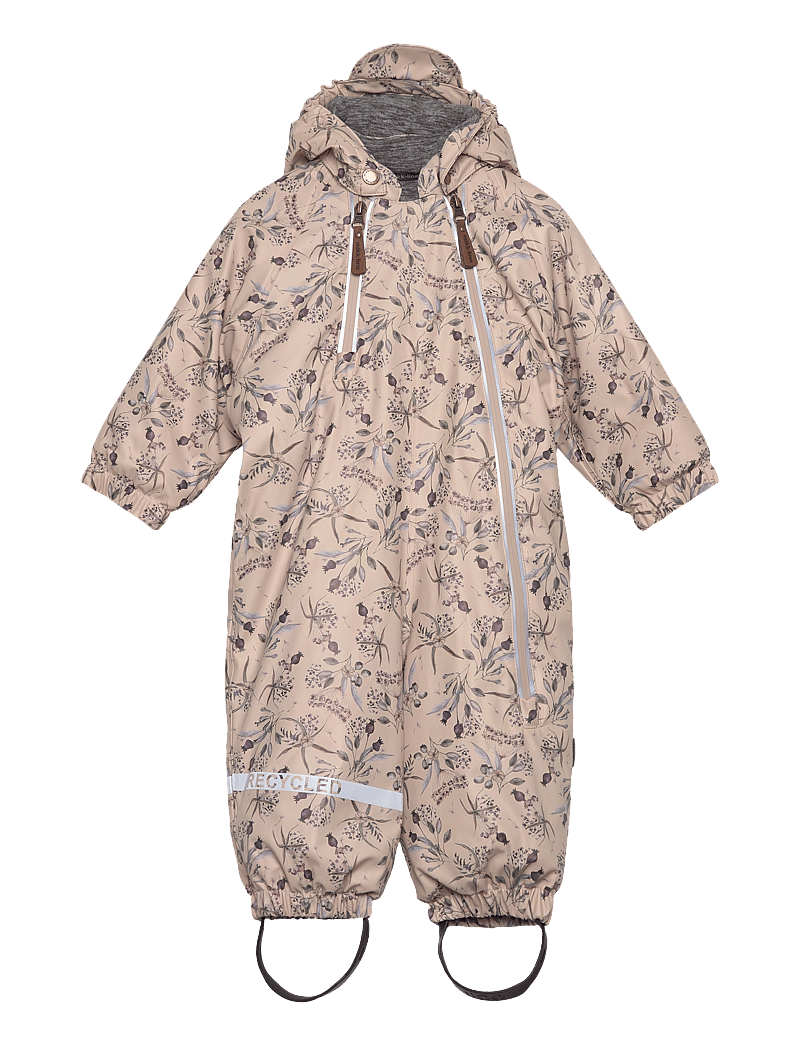 mikk-line - PU Snow Suit 2 Zip - AOP - talvekombinesoon - doeskin - 0