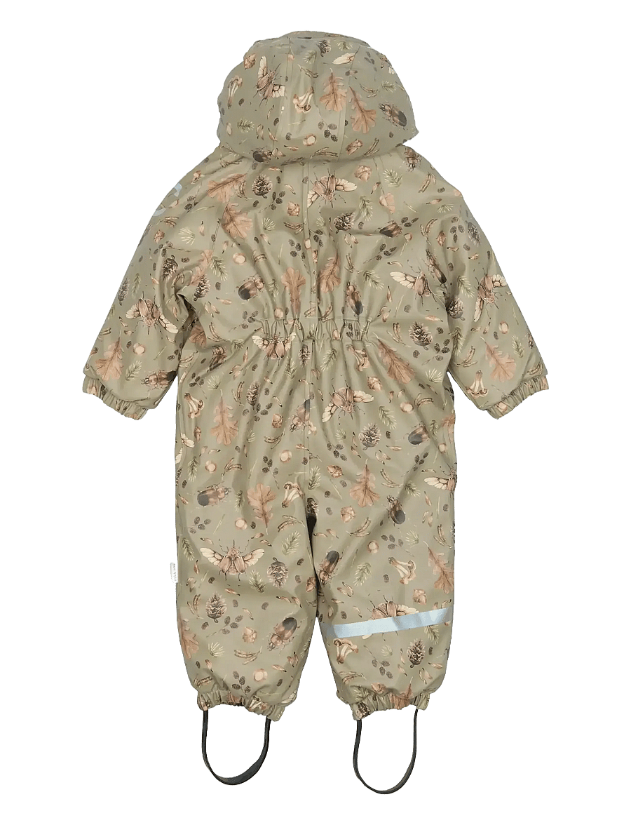 mikk-line - PU Snow Suit 2 Zip Recycled - AOP - snjógallar - seneca rock - 2