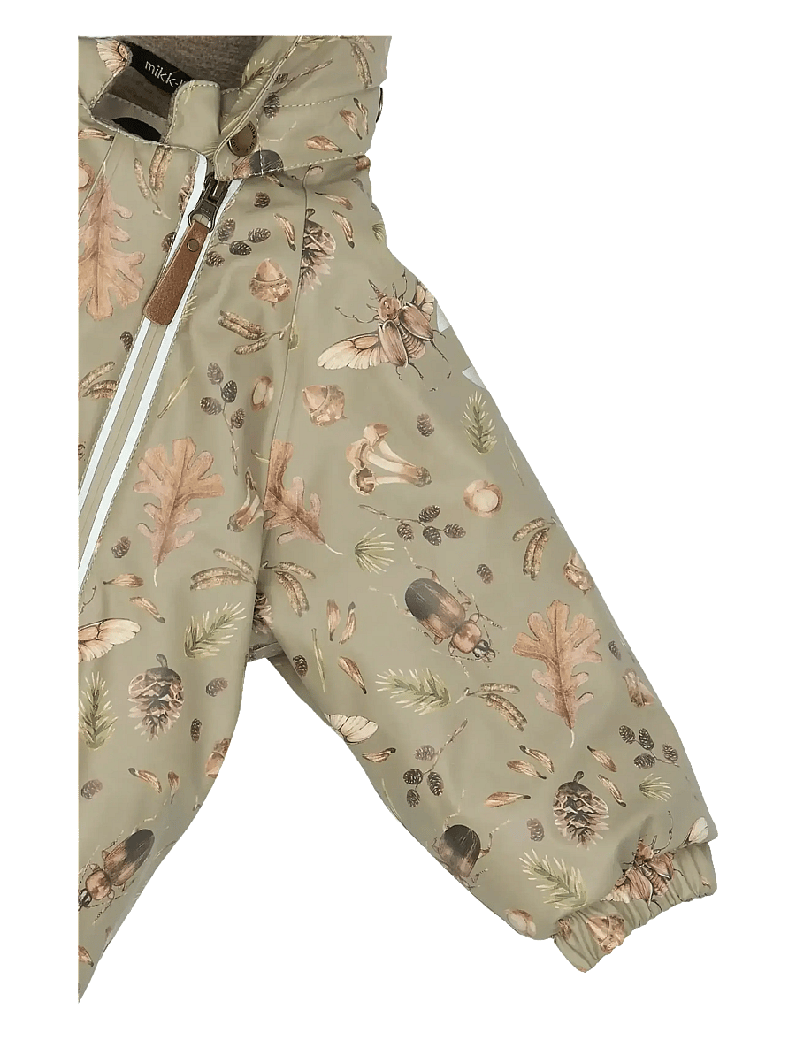 mikk-line - PU Snow Suit 2 Zip Recycled - AOP - snjógallar - seneca rock - 5