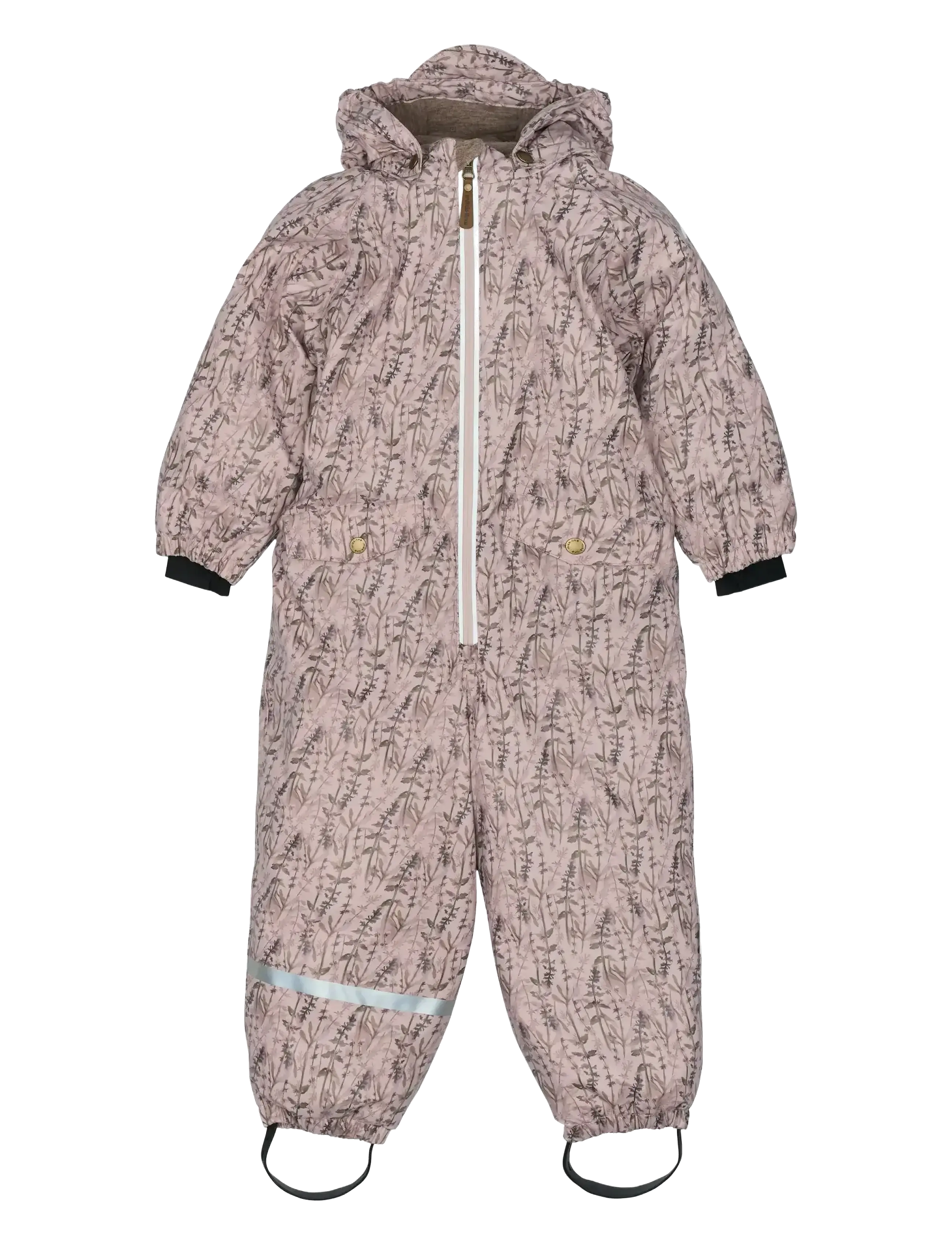 MIKK-LINE Pu Snow Anzug Recycled - Aop Grau - 122 - Kinder