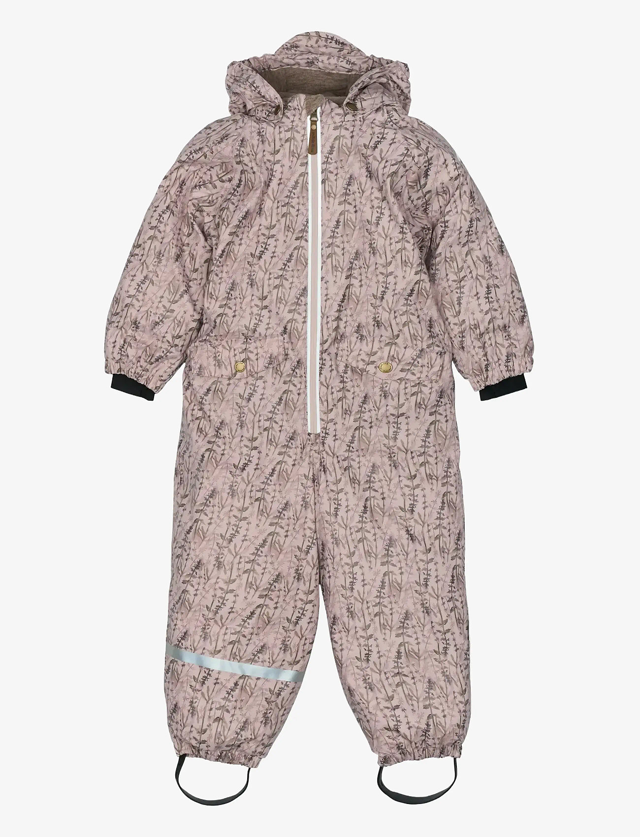 mikk-line - PU Snow Suit Recycled - AOP - schneeanzug - cloud gray - 0