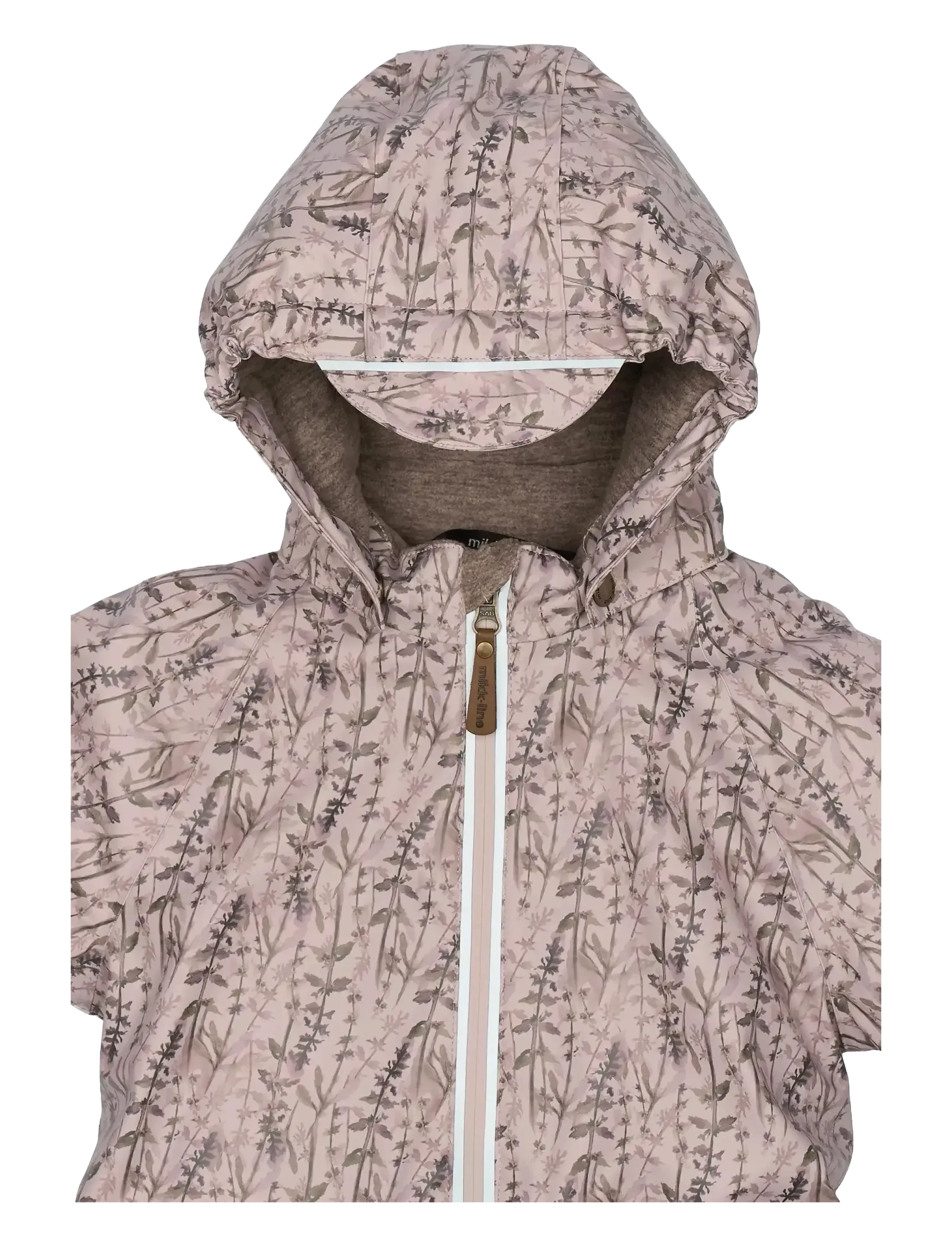 mikk-line - PU Snow Suit Recycled - AOP - talvihaalarit - cloud gray - 2