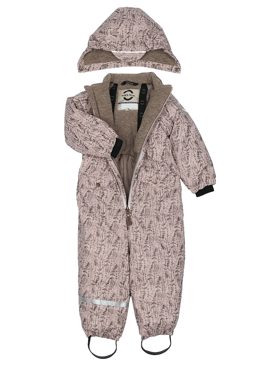 mikk-line - PU Snow Suit Recycled - AOP - talvihaalarit - cloud gray - 4