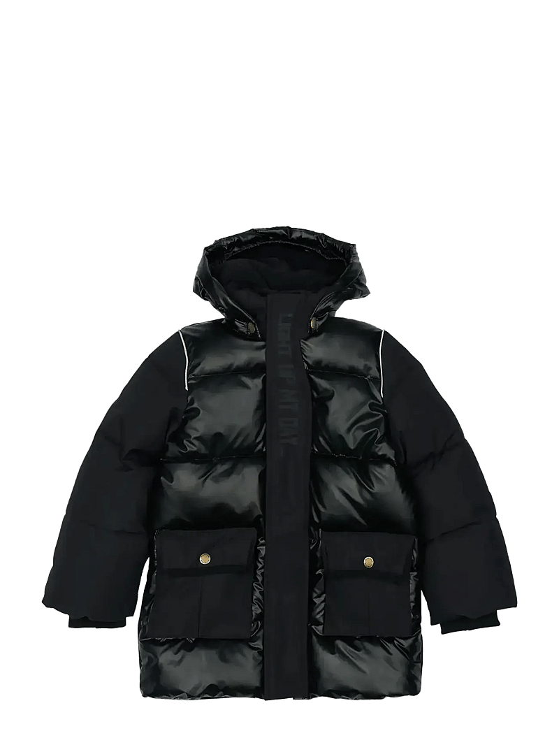 mikk-line - Puffer Jacket Mix - talvejope - black - 1