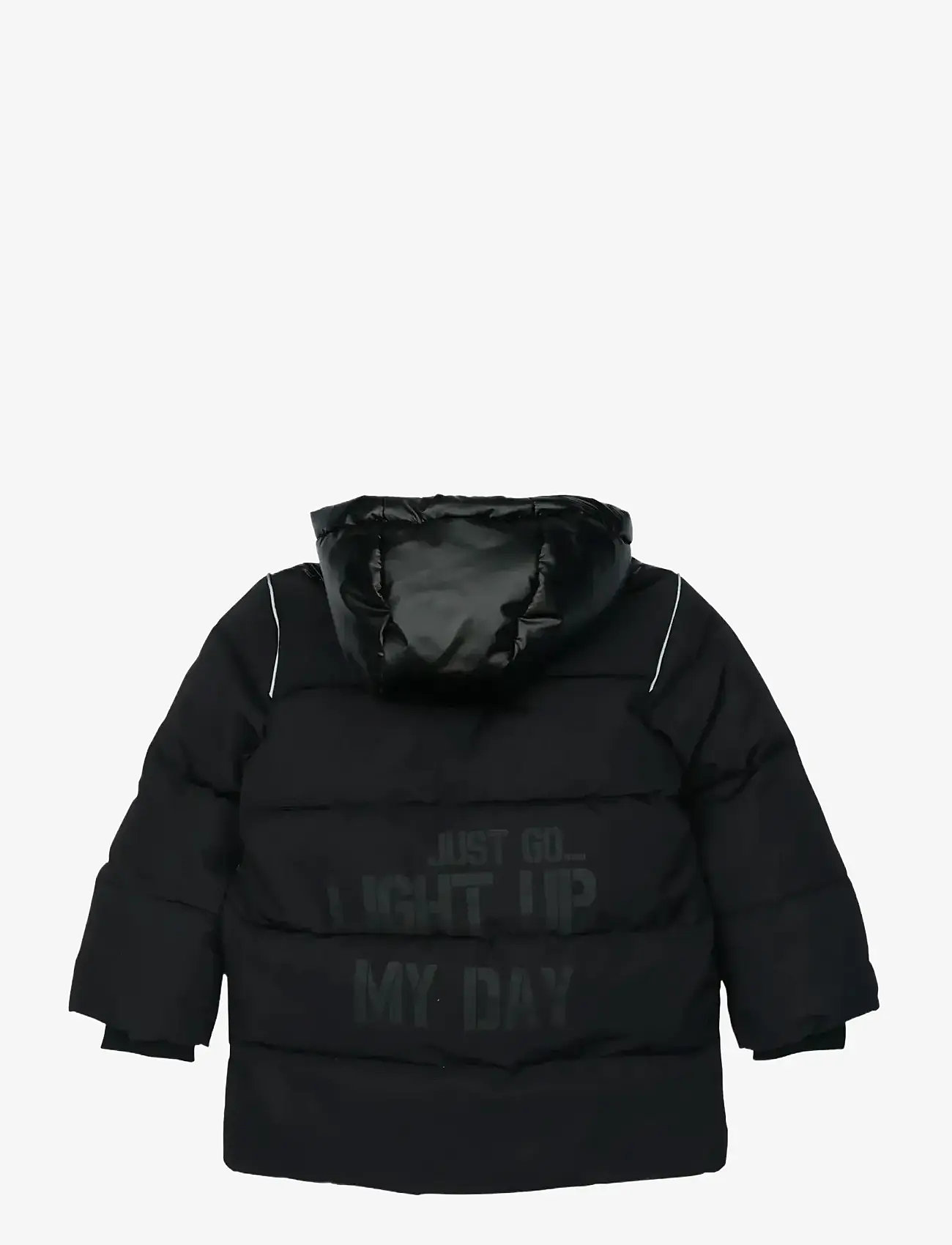 mikk-line - Puffer Jacket Mix - daunen-& steppjacken - black - 1