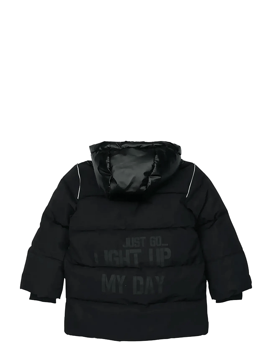 mikk-line - Puffer Jacket Mix - veste d'hiver - black - 2