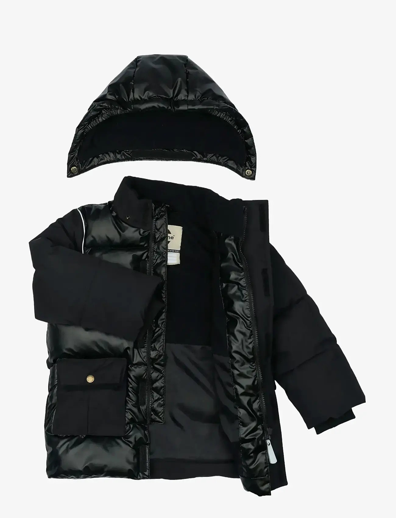 mikk-line - Puffer Jacket Mix - daunen-& steppjacken - black - 2