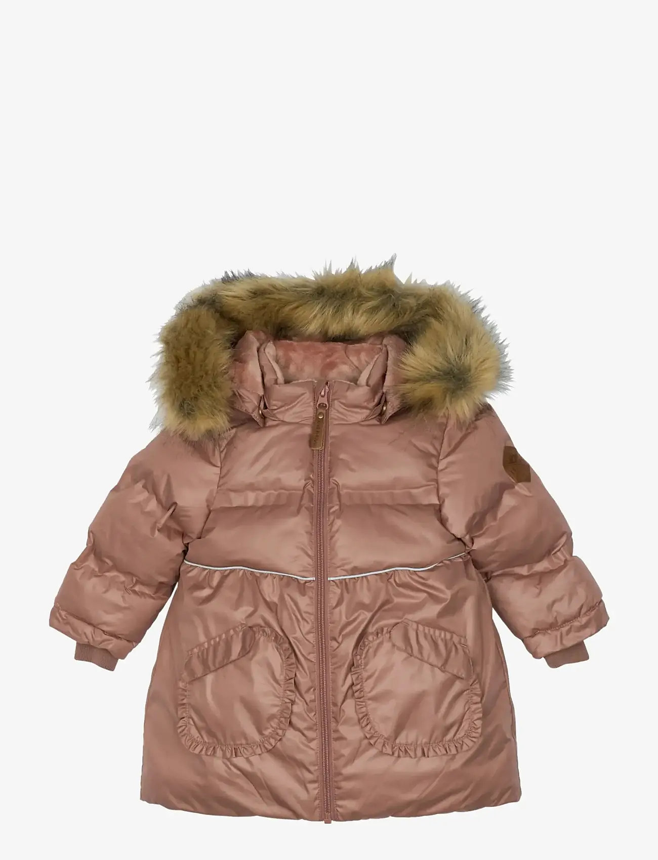 mikk-line - Puffer Jacket Flair - daunen-& steppjacken - burlwood - 0