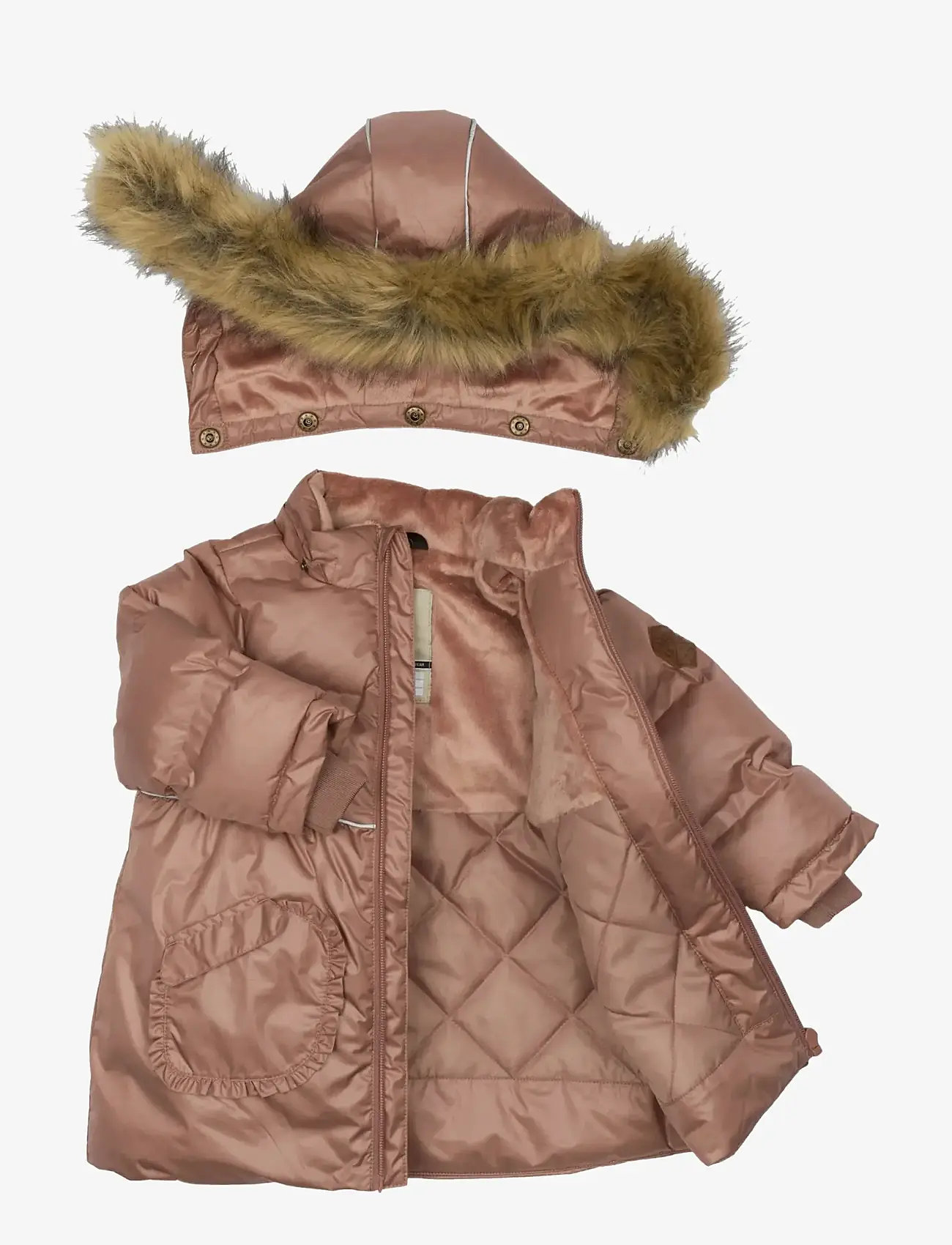 mikk-line - Puffer Jacket Flair - daunen-& steppjacken - burlwood - 2