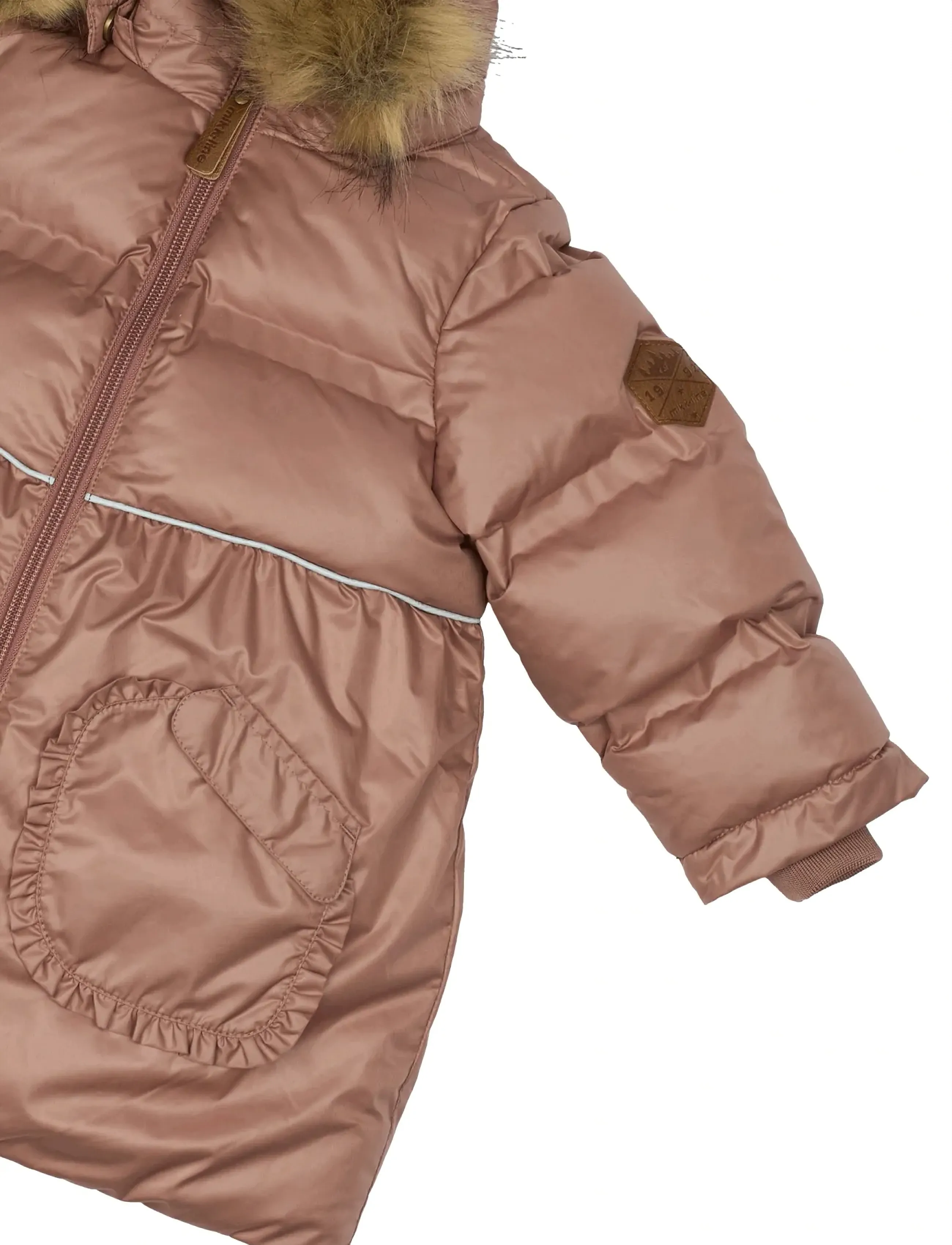 mikk-line - Puffer Jacket Flair - dunjakker & forede jakker - burlwood - 4