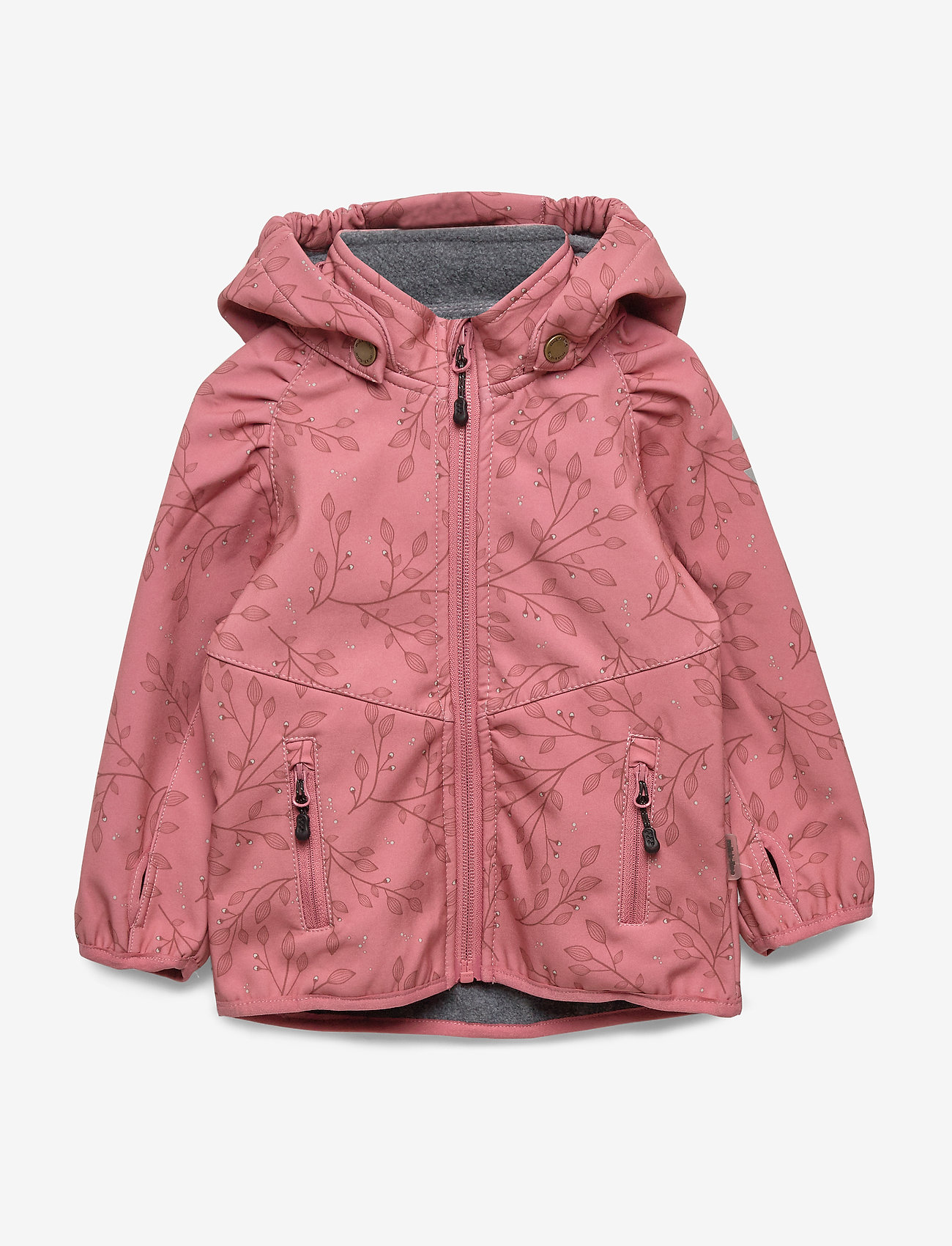 Softshell Girls Jacket w. Print - HEATHER ROSE