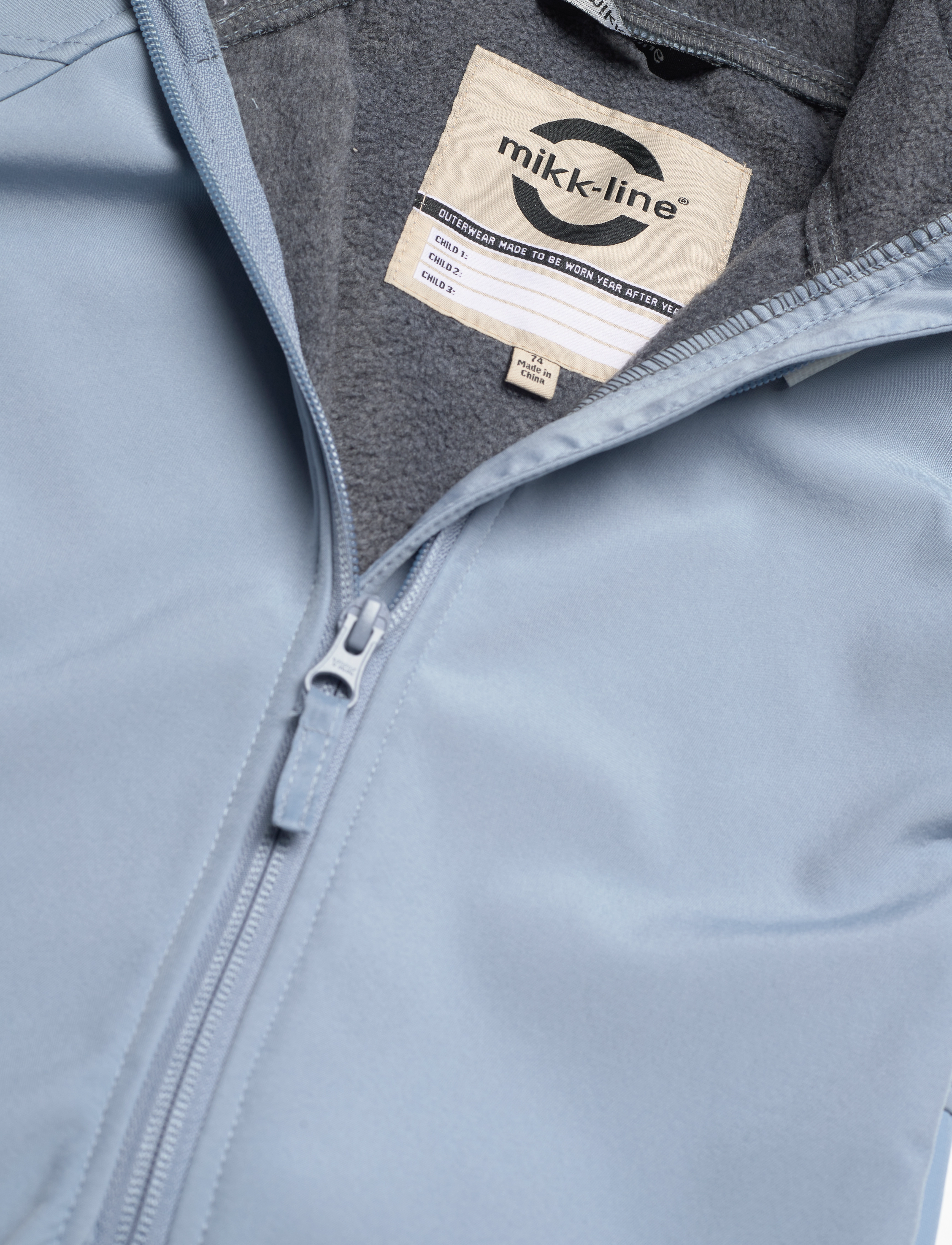 mikk-line - Softshell Suit Recycled Uni - faded denim - 3