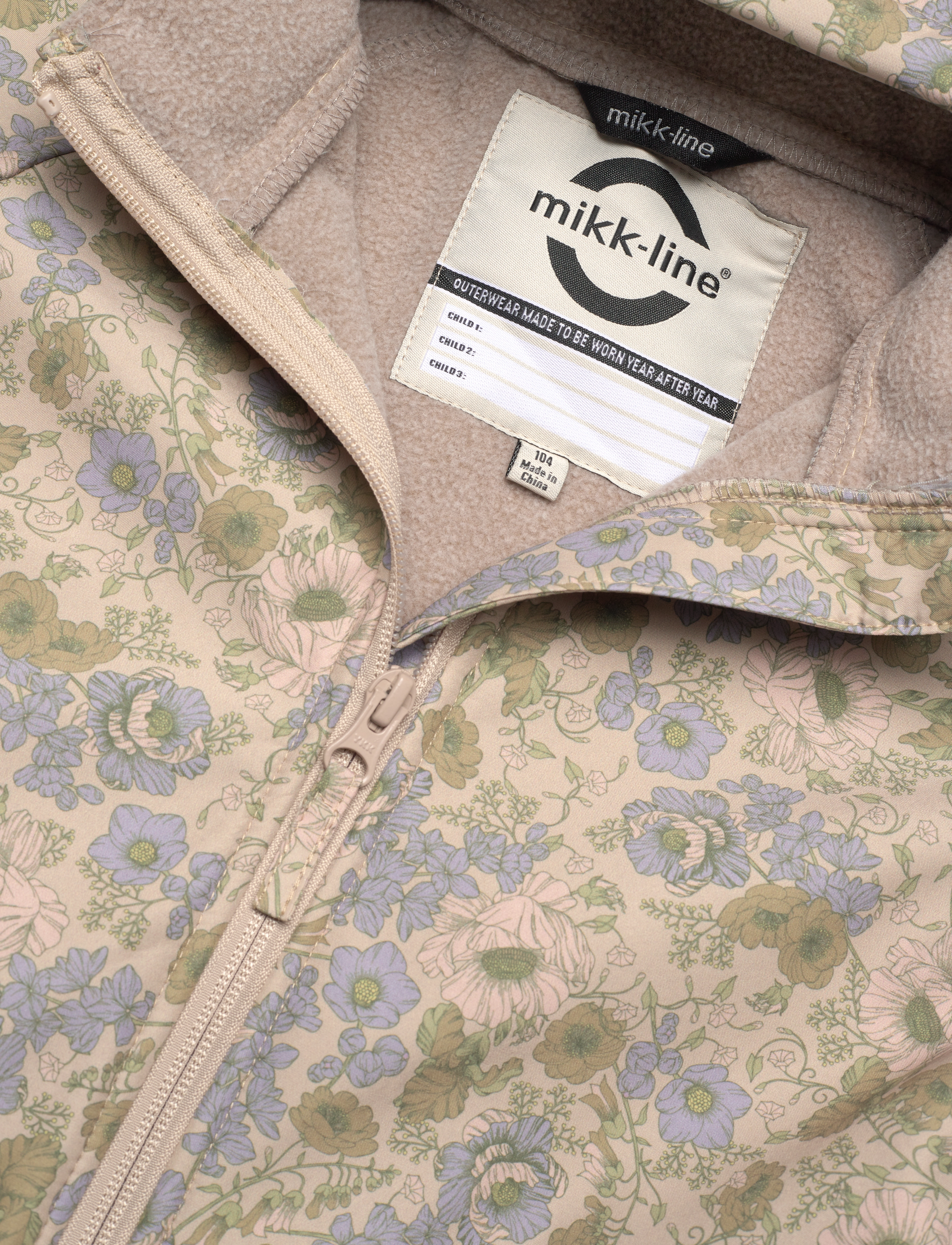 mikk-line - Softshell Suit Recycled Uni AOP - doeskin - 2