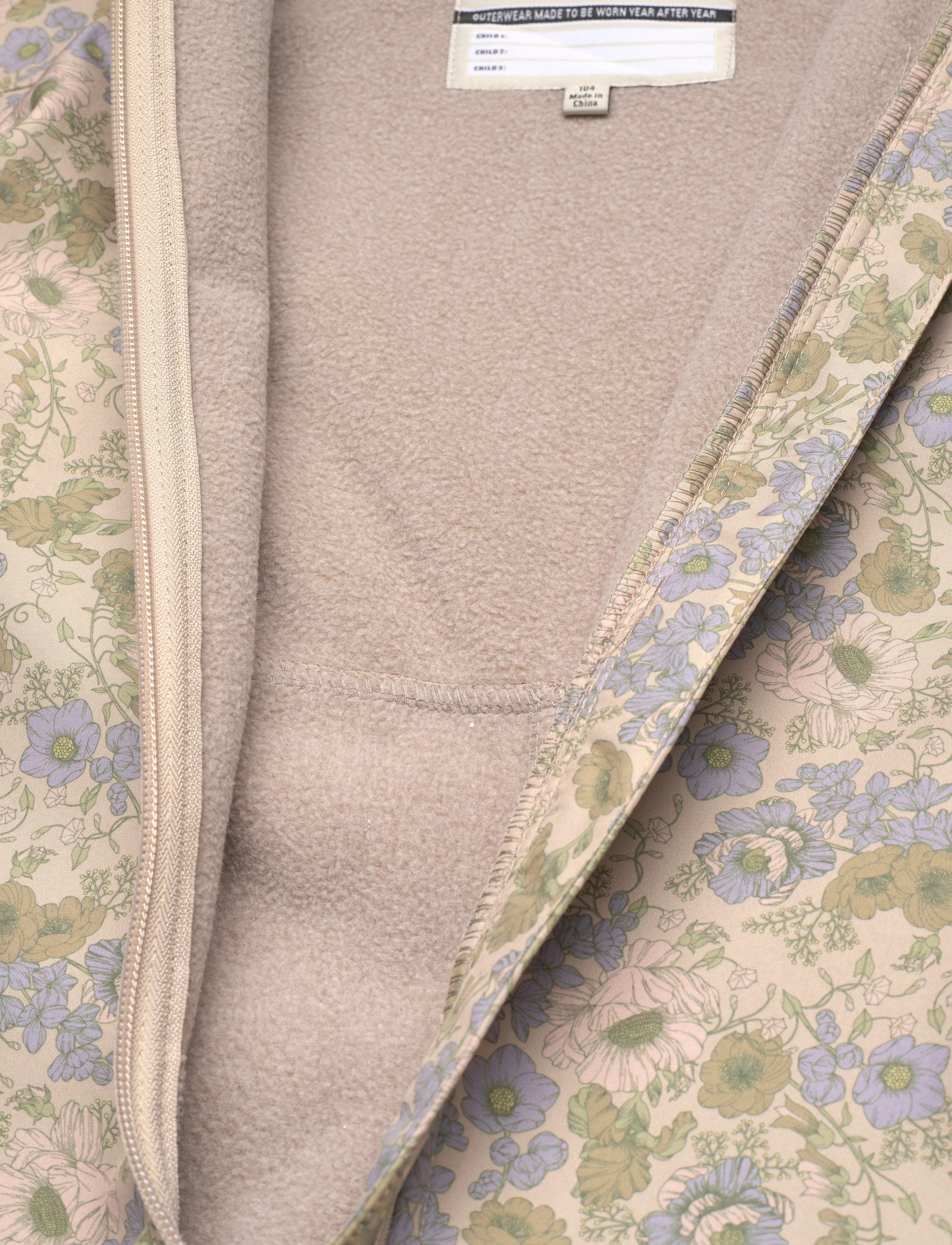 mikk-line - Softshell Suit Recycled Uni AOP - doeskin - 4