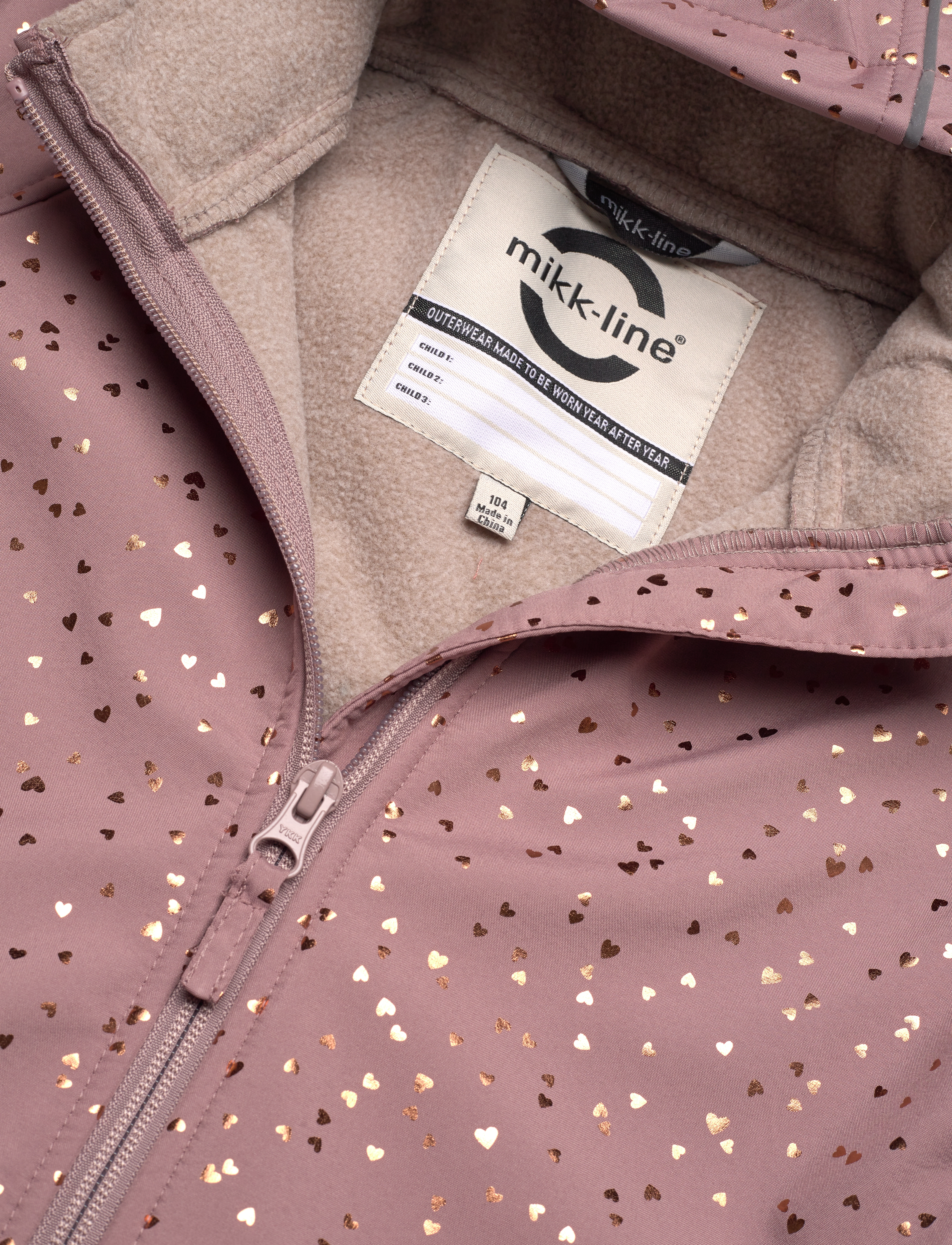 mikk-line - Softshell Suit Recycled Uni AOP - twilight mauve - 2