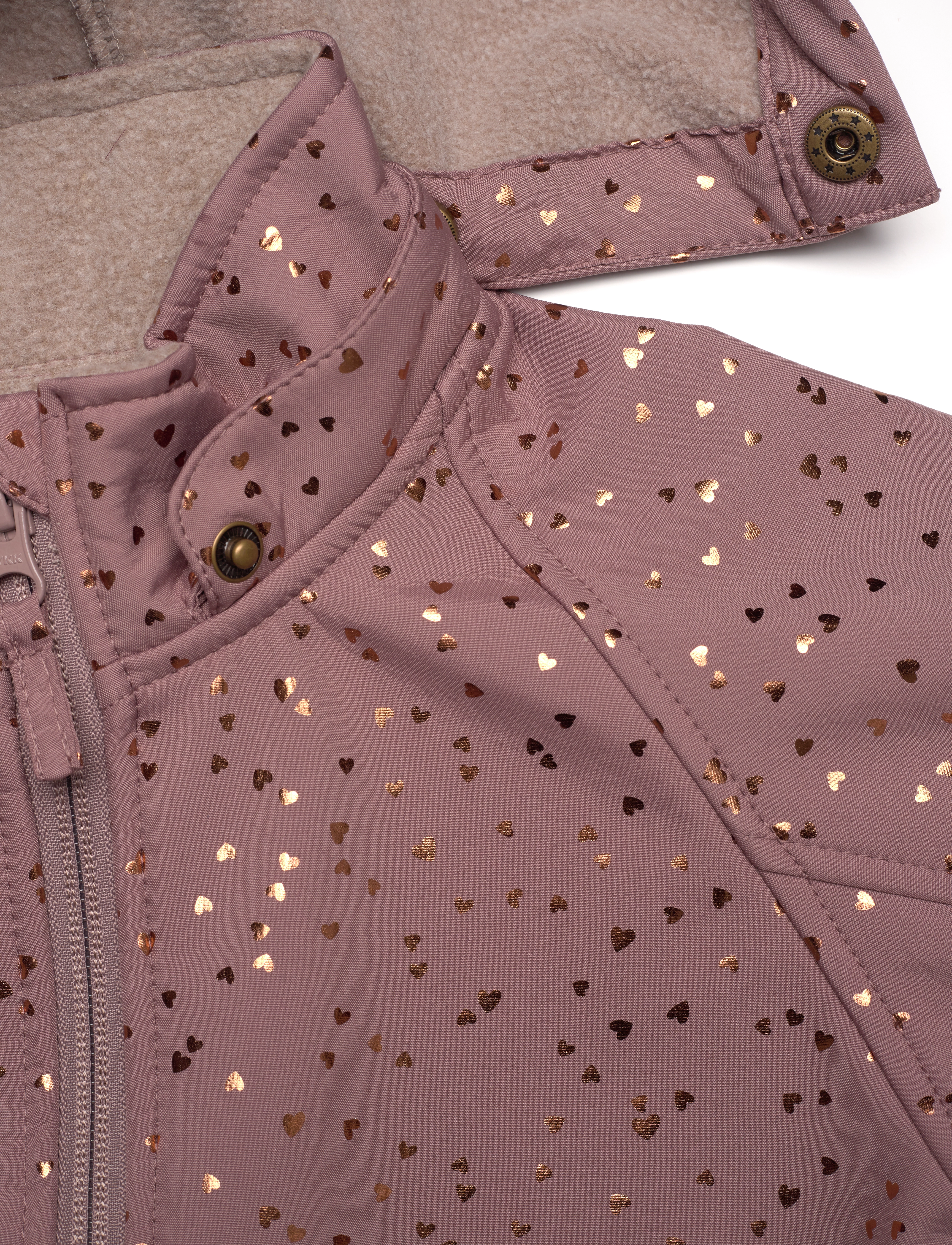 mikk-line - Softshell Suit Recycled Uni AOP - twilight mauve - 3