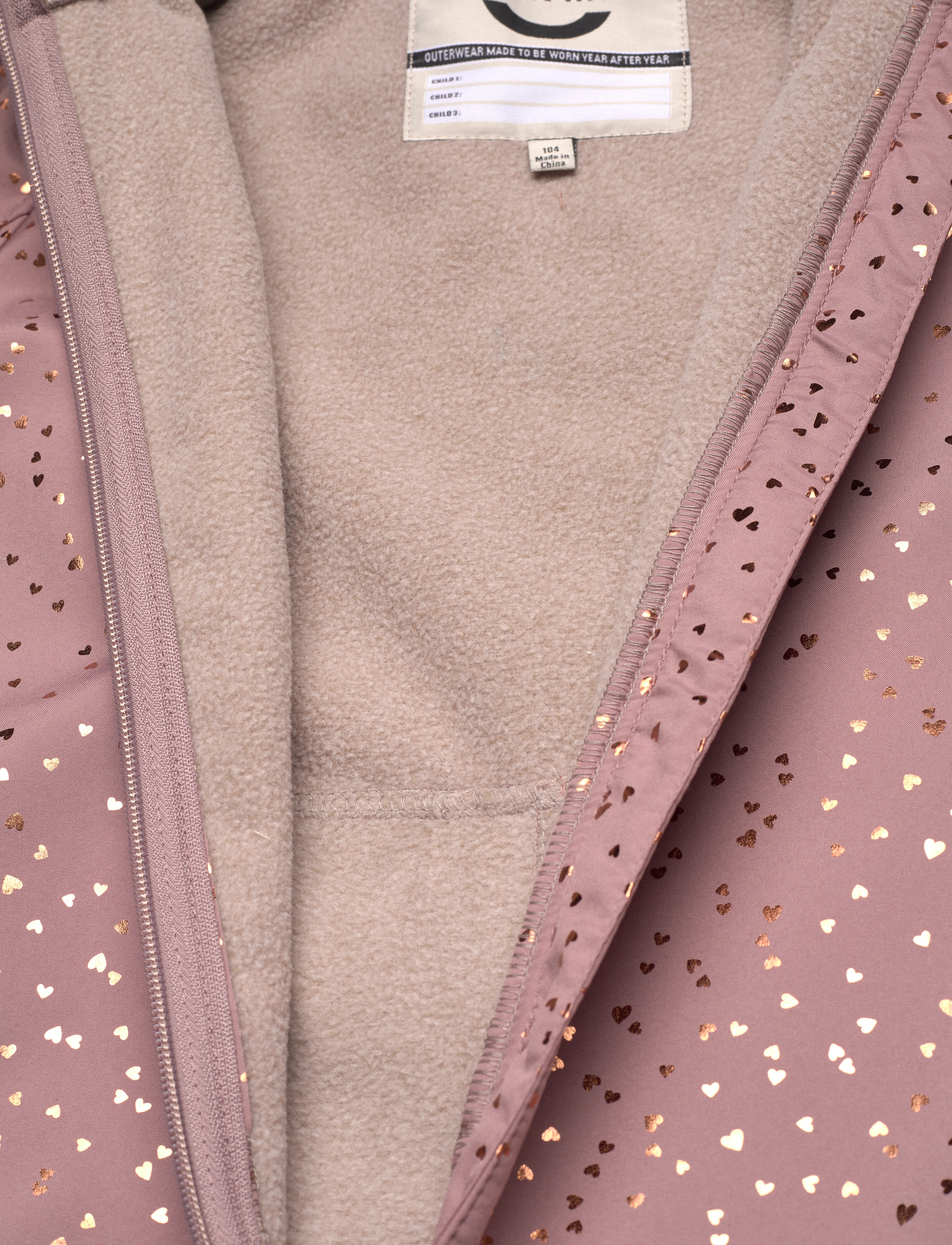mikk-line - Softshell Suit Recycled Uni AOP - twilight mauve - 4