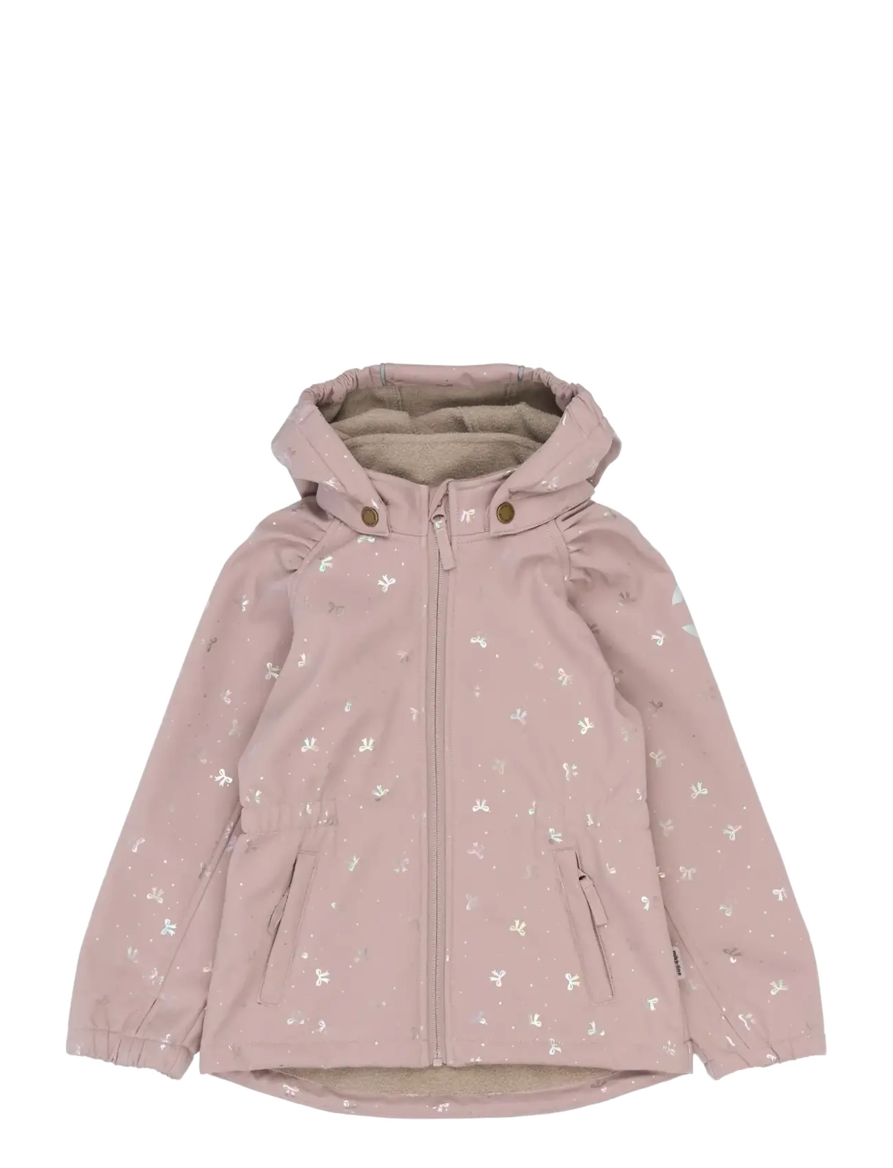 MIKK-LINE Softshell Jacke Aop Pink - 140 - Kinder