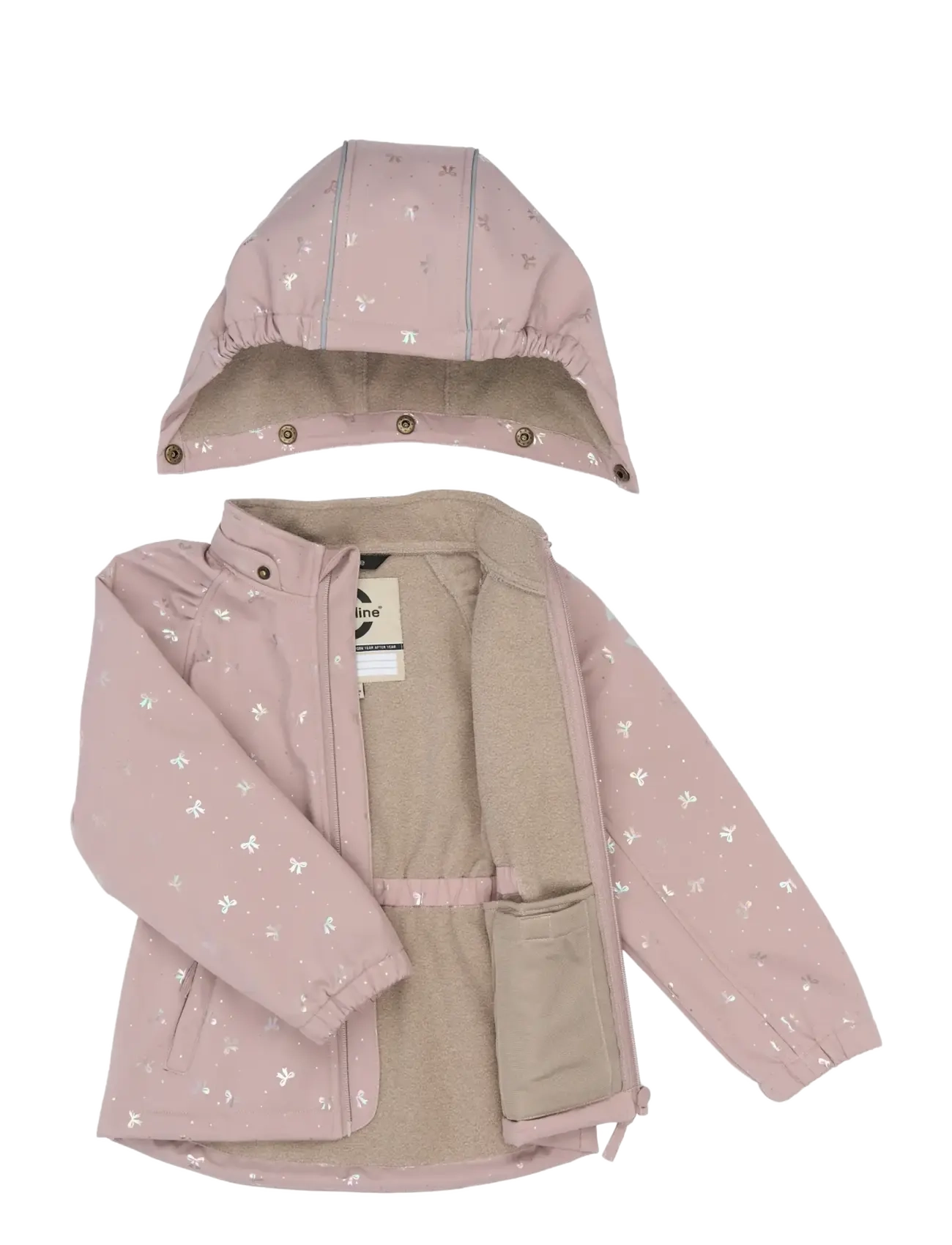 mikk-line - Softshell Jacket AOP - fall jackets - bow foil aop - 3
