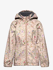 mikk-line - Softshell Jacket Recycled AOP - kids - warm taupe - 0
