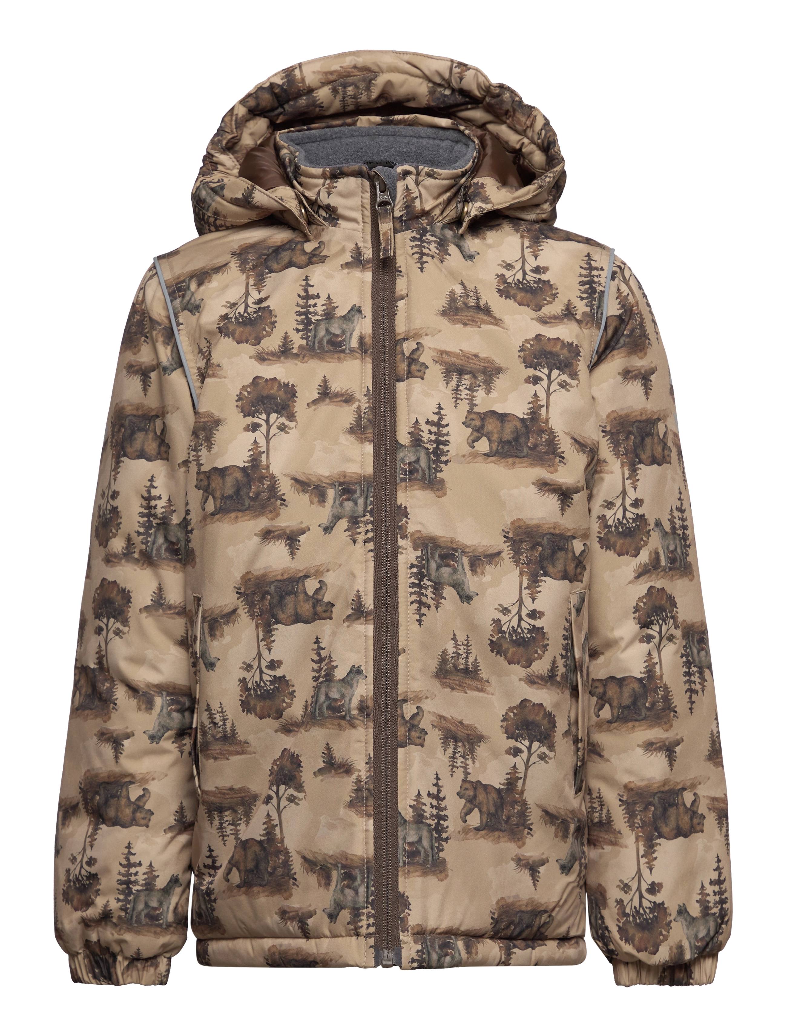 Winter Jacket AOP - KELP