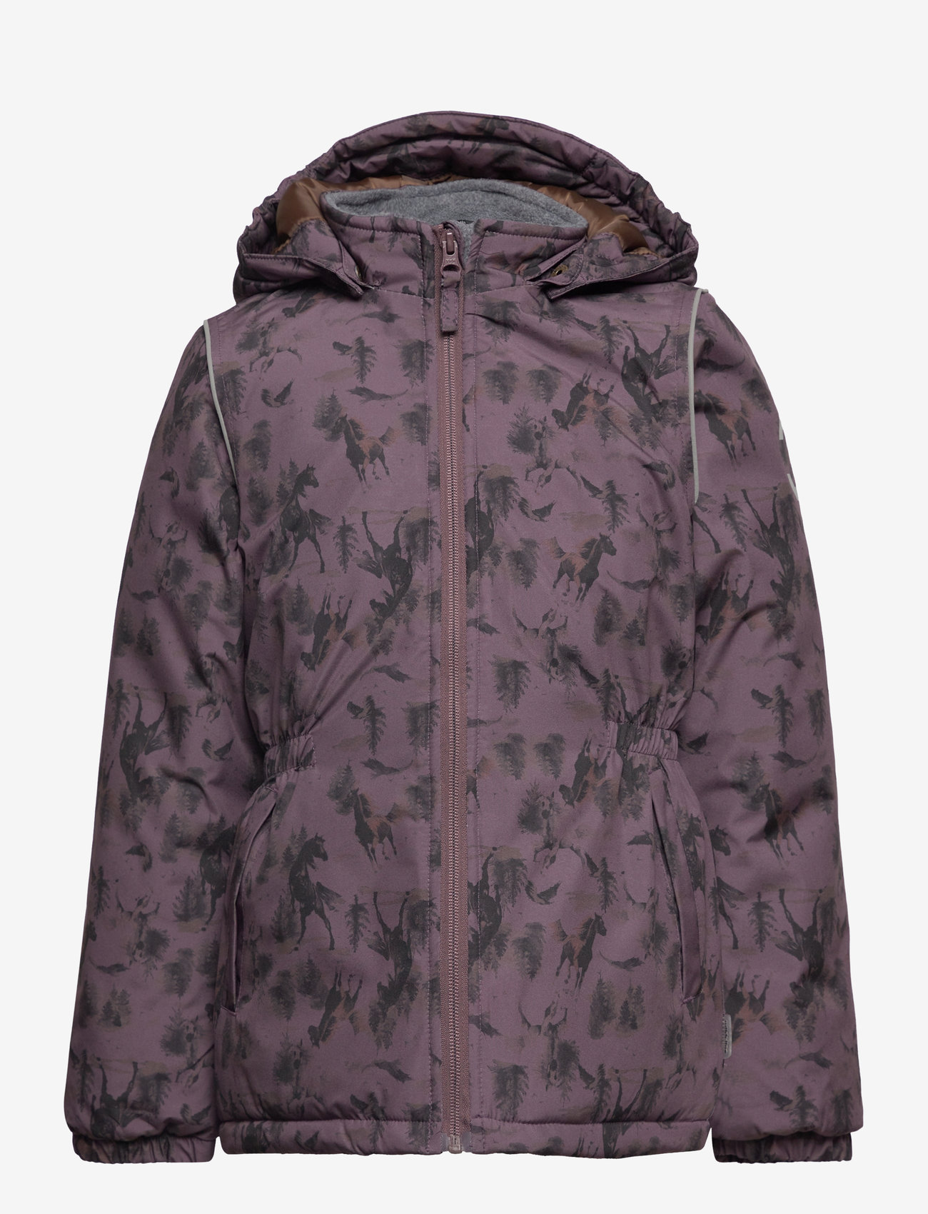 mikk-line - Winter Jacket AOP - kinder - huckleberry - 0