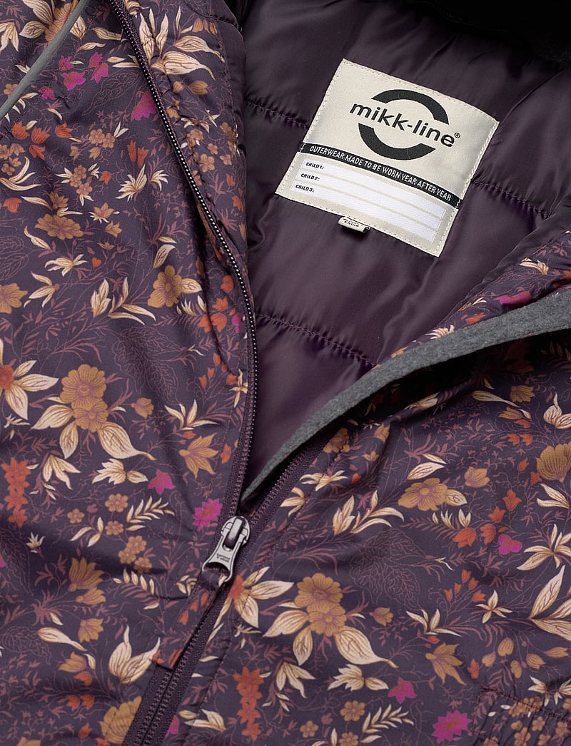 mikk-line - Winter Jacket AOP - puhvis ja polsterdatud - nightshade - 2