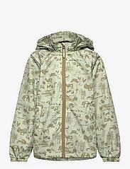 mikk-line - Summer Jacket AOP - spring jackets - desert sage - 0